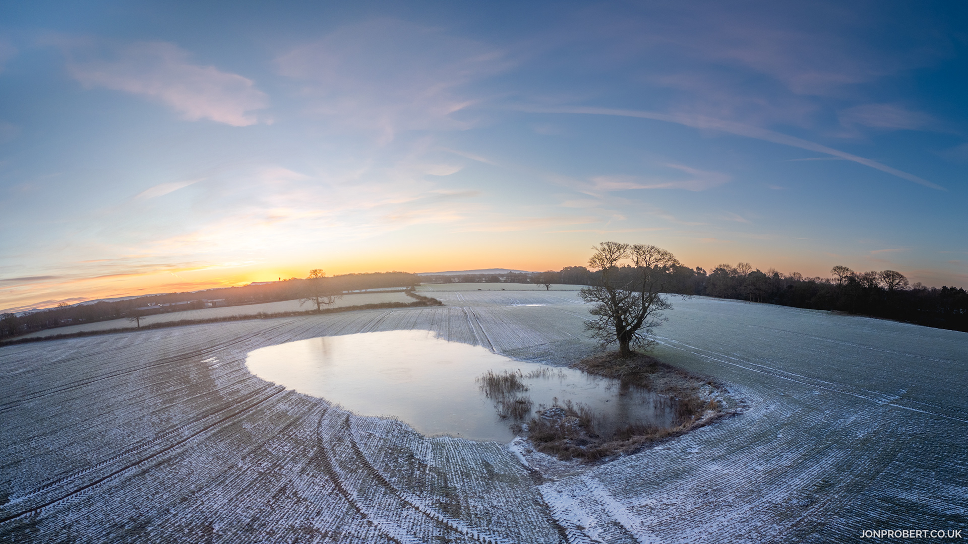 The drone is great for assessing the lie of the land quickly