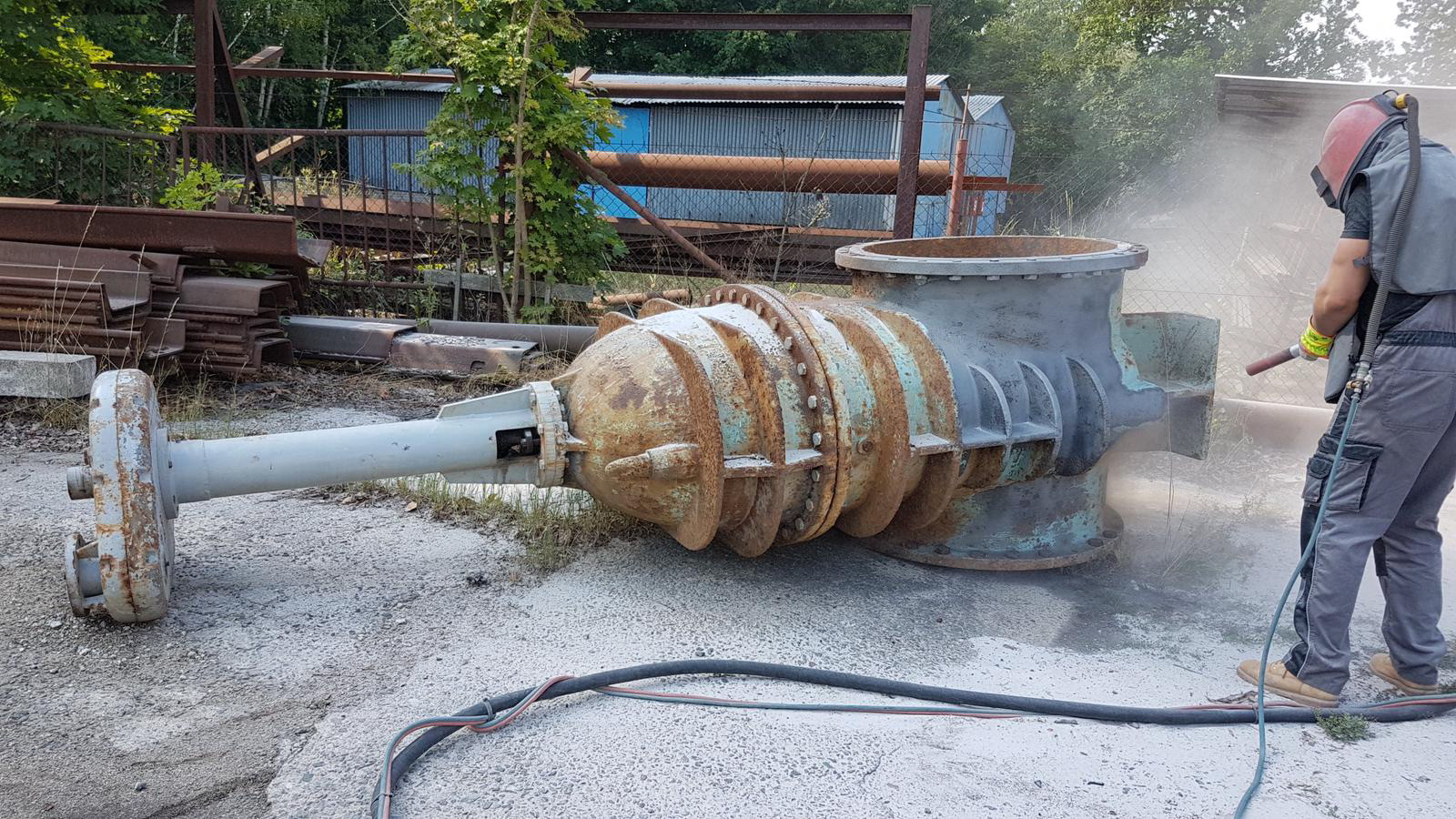 Ošetření tryskáním 