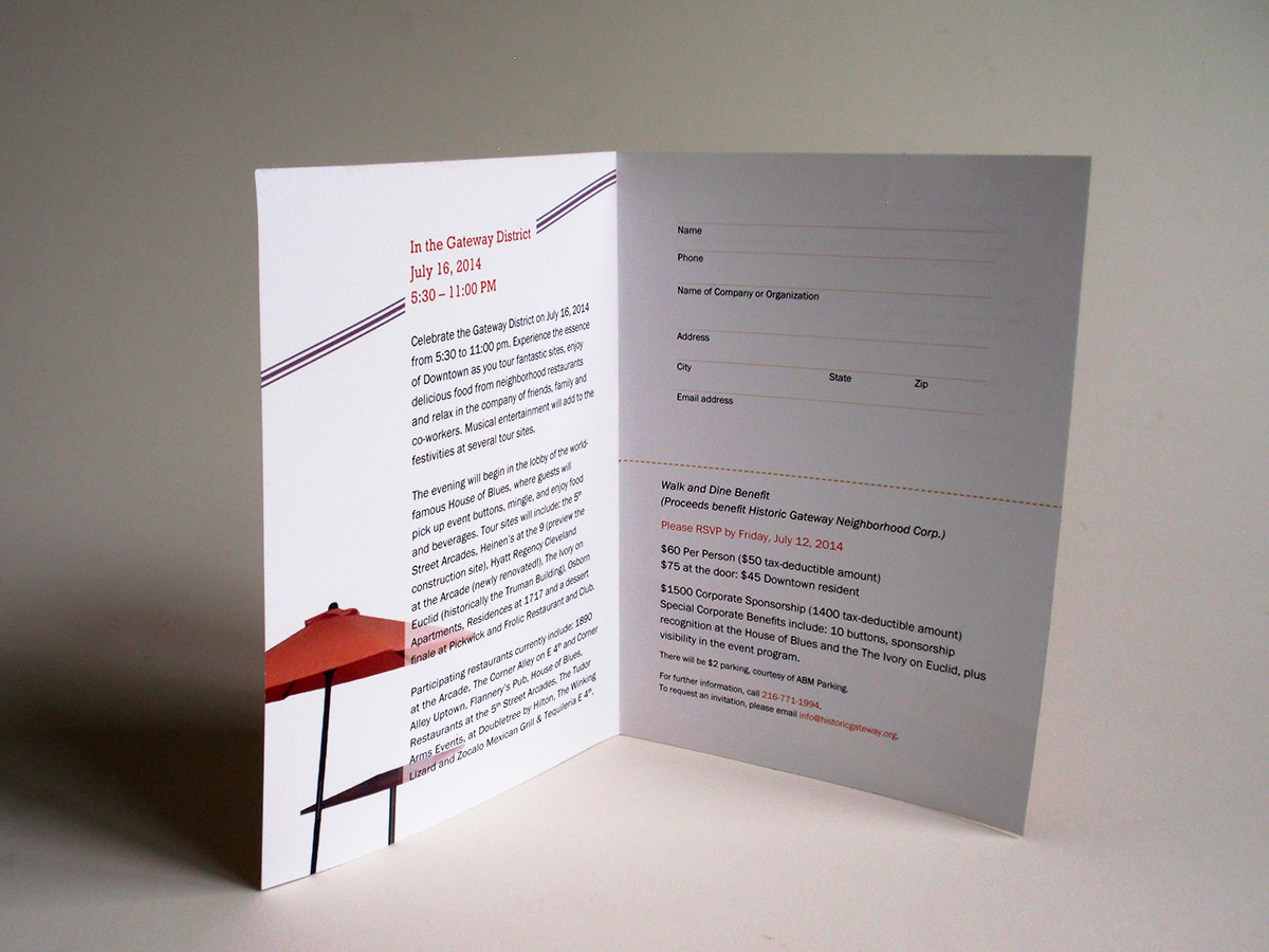 Folded Card with Detachable Mailer