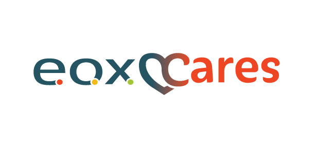 EOX Cares logo