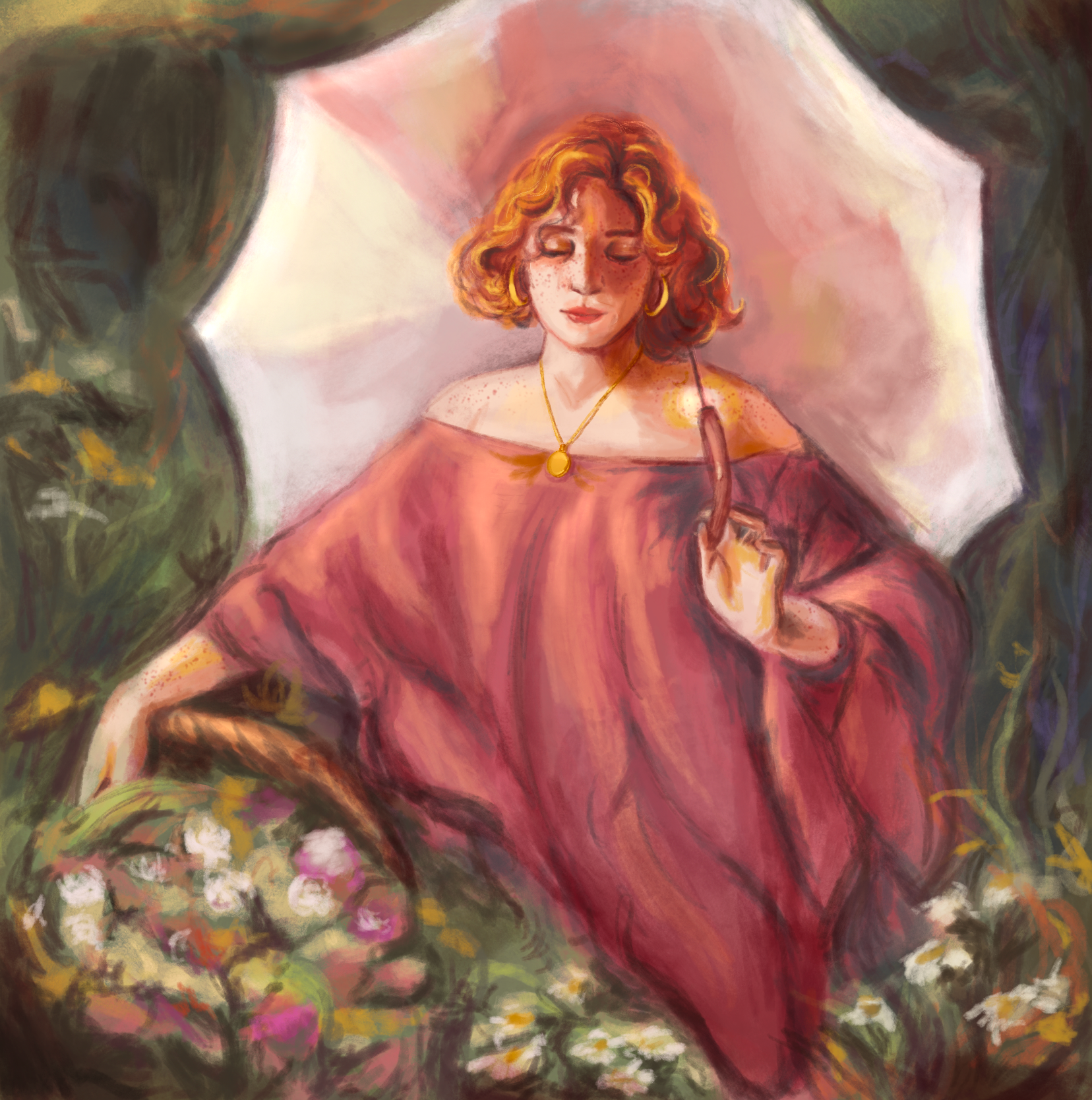 “Cleo, After José Royo,” 2022, digital painting, 1656x1668px