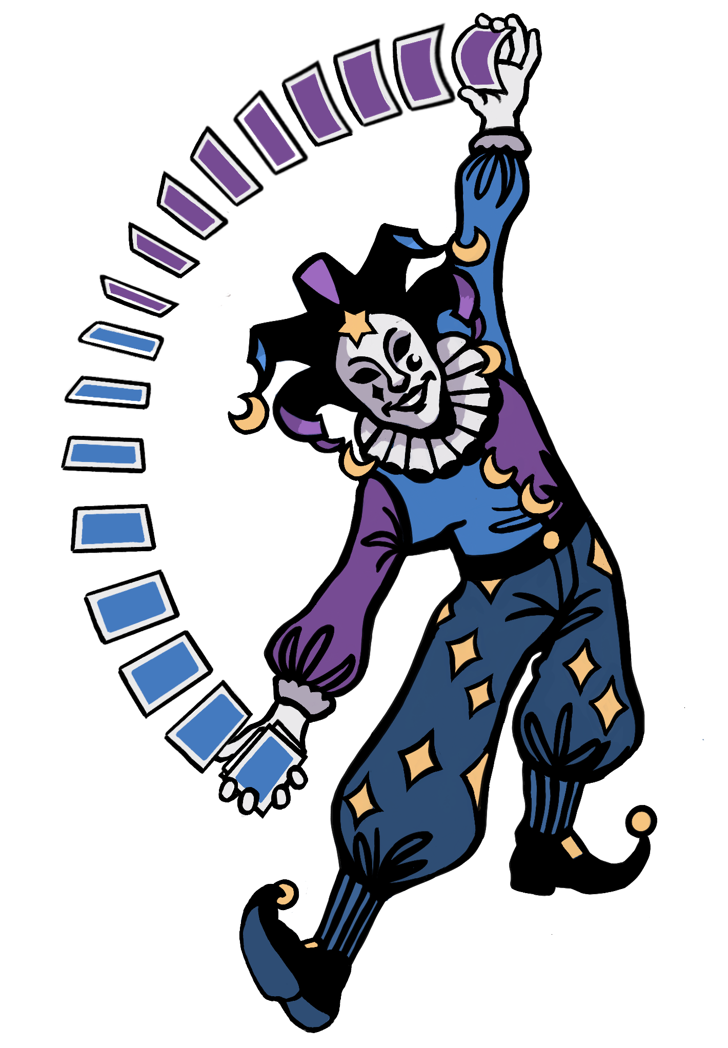 Jester tattoo design final iteration.