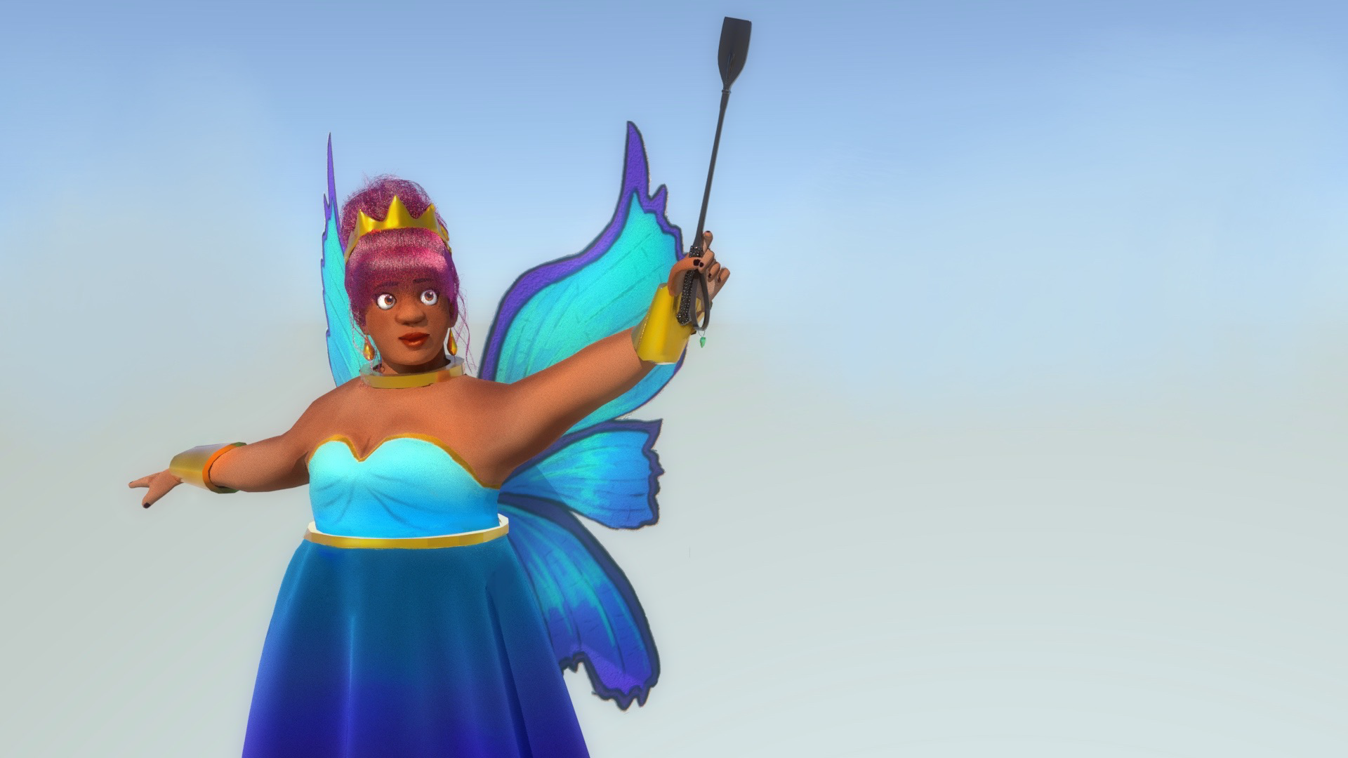 Posed character