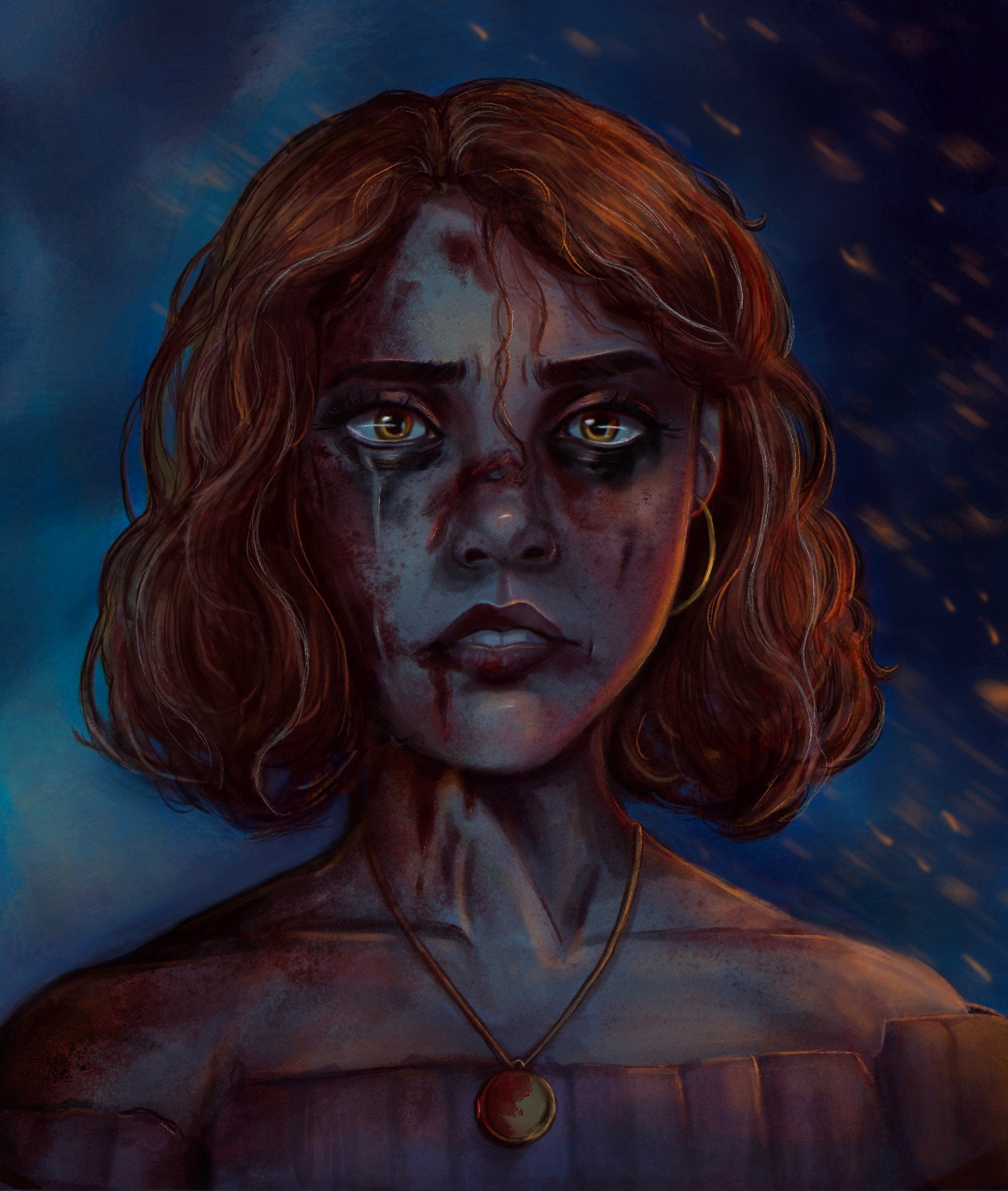 “One Bad Day,” 2021, digital painting, 1520x1796px