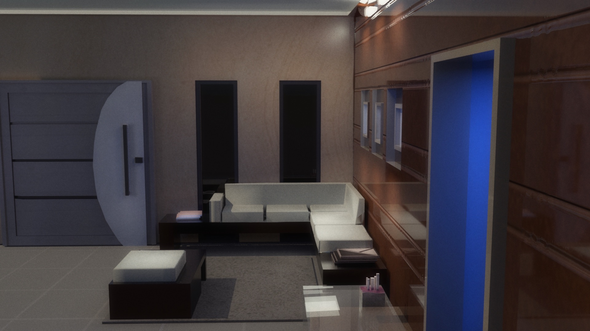 Room model based on reference photo.