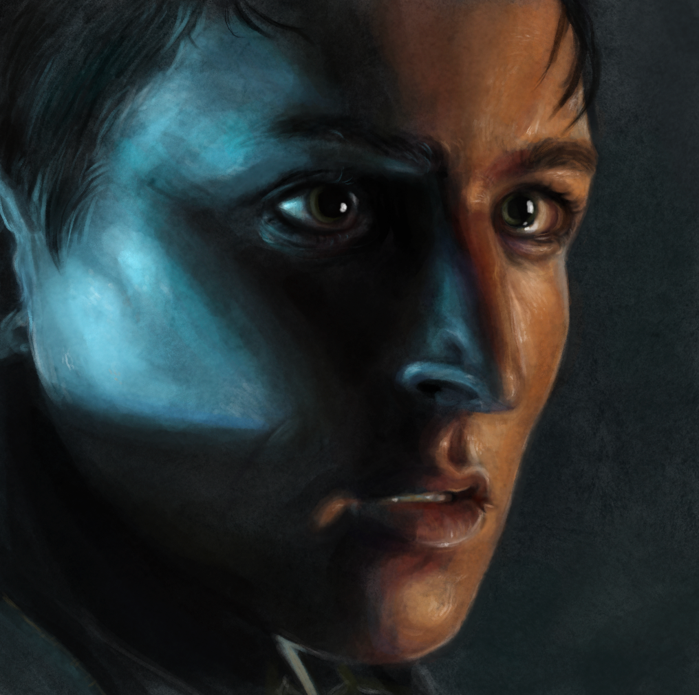 Fanart of Gotham's Penguin, 2023, digital painting.