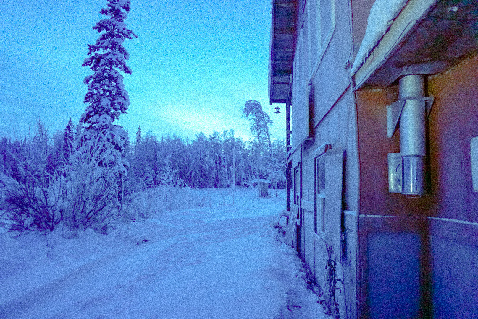 In the cabin