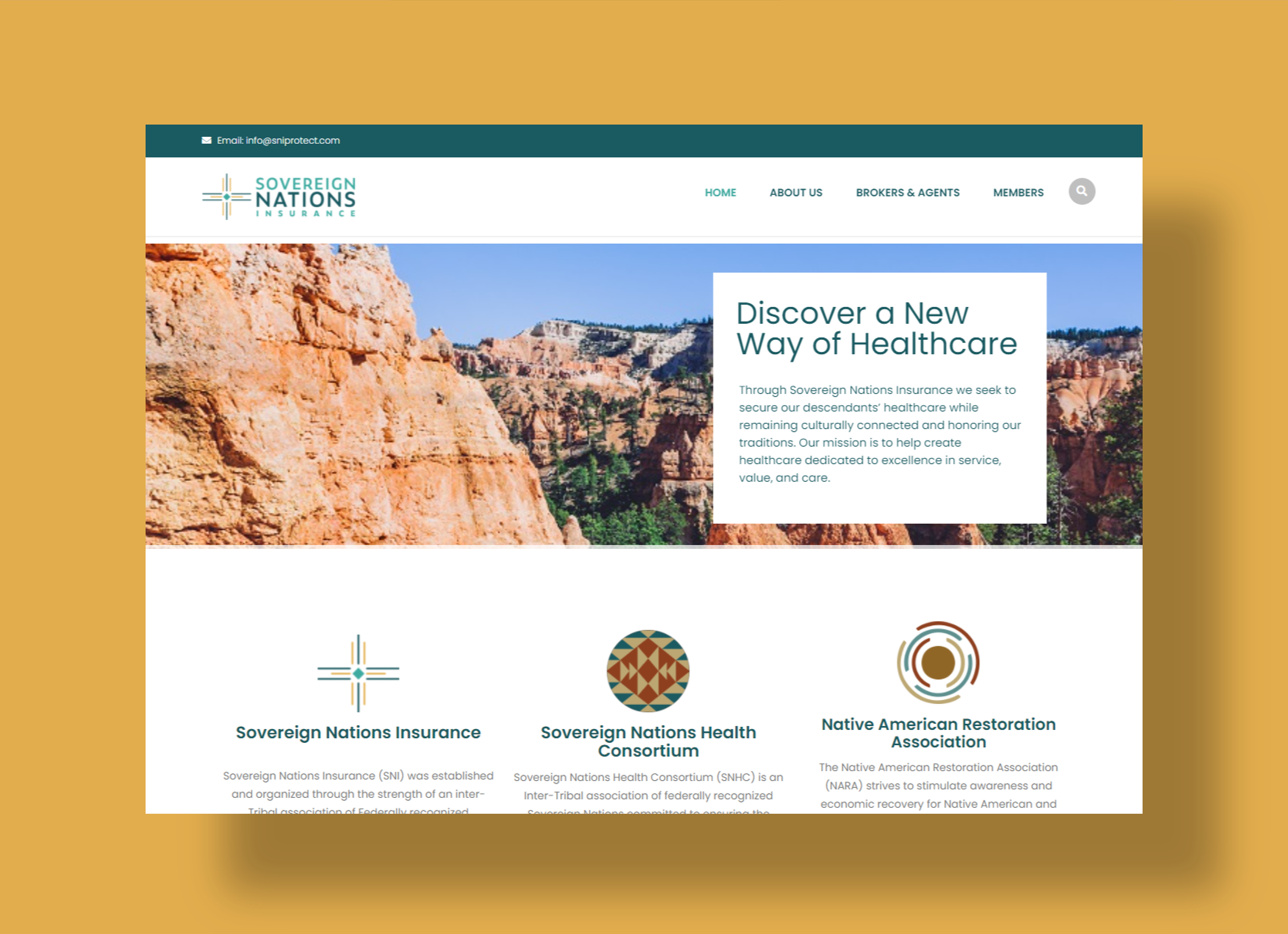 Home Page of SNI's Website