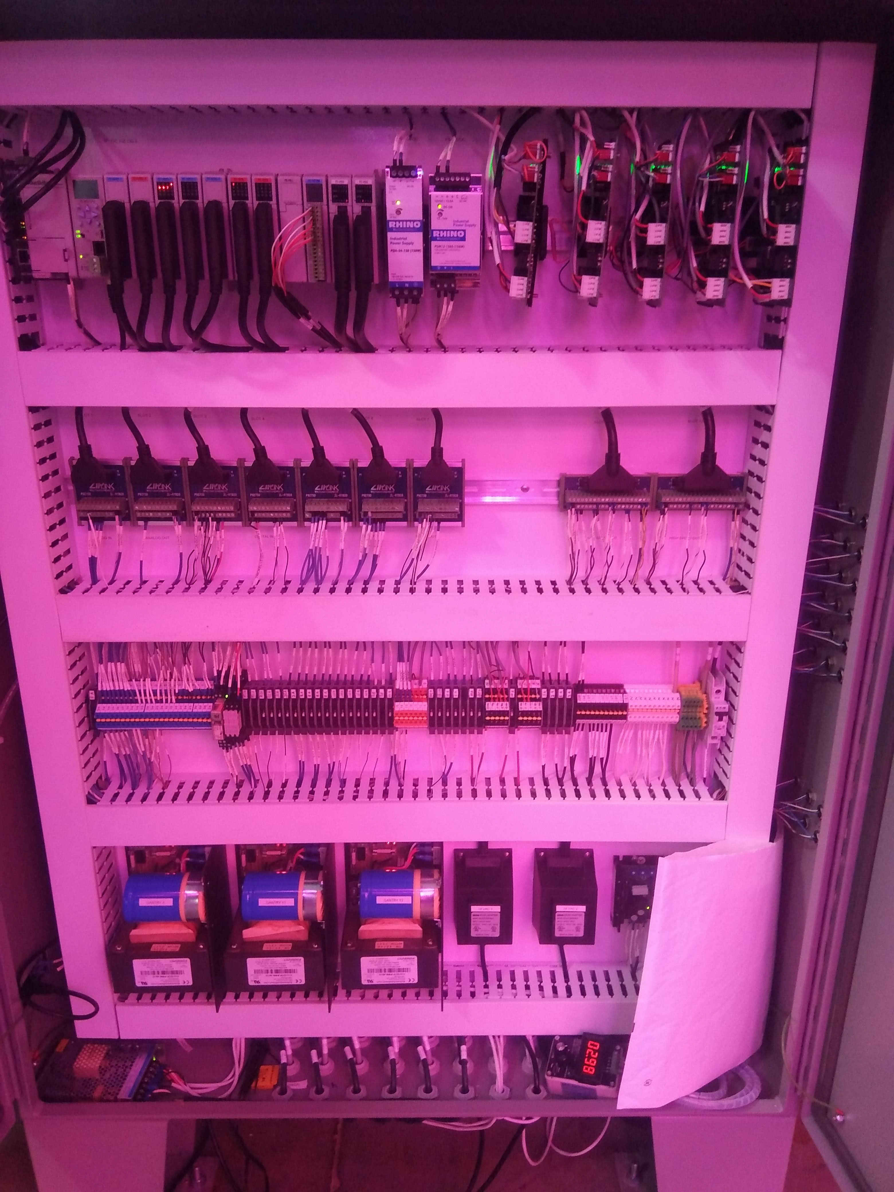Finished control cabinet