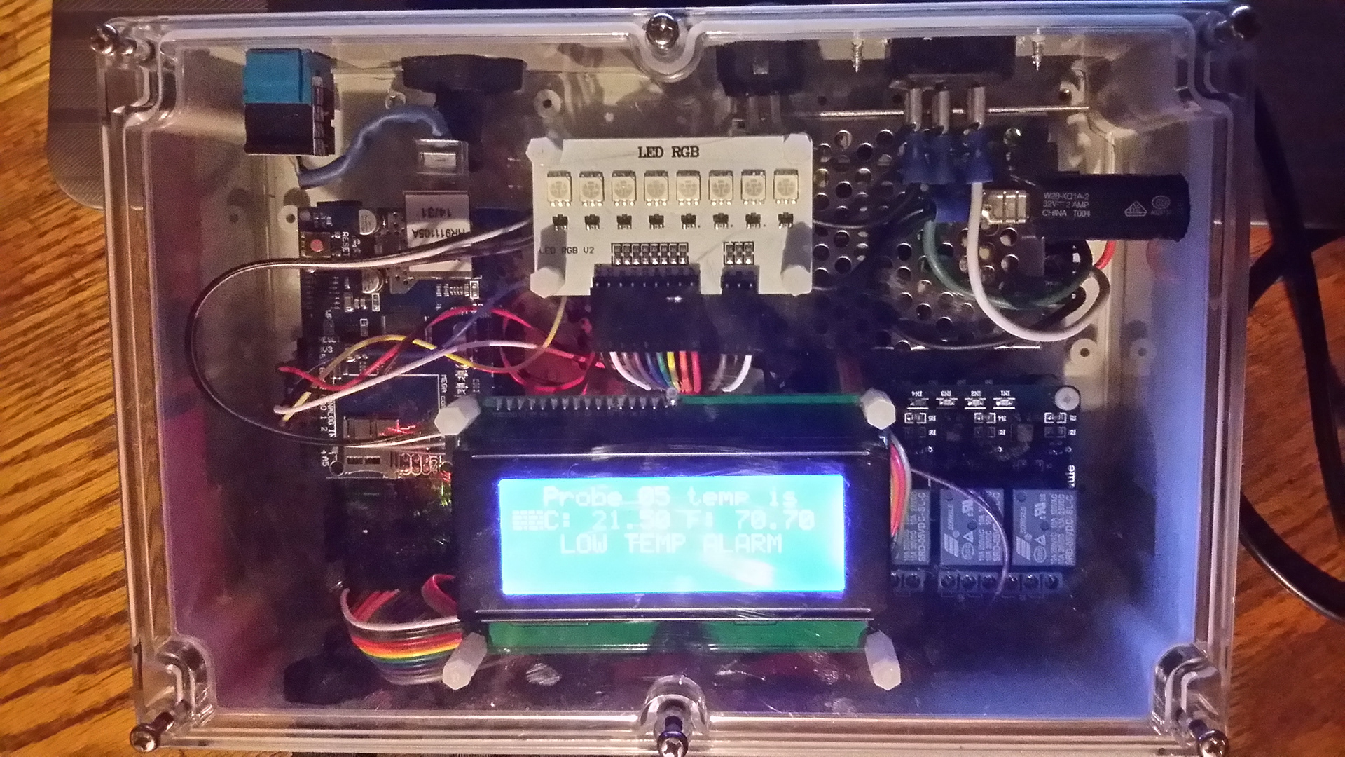hardware enclosure with interface