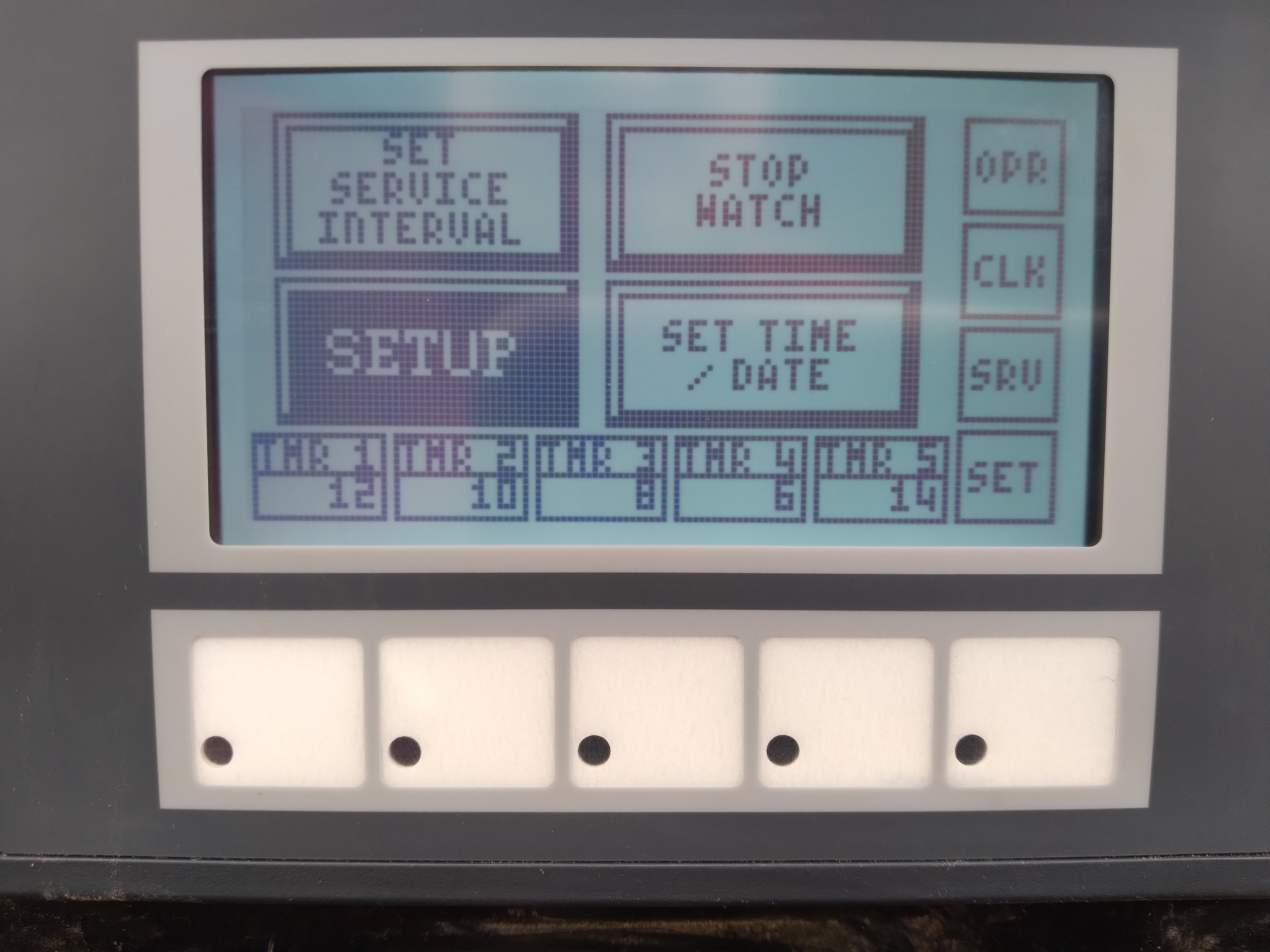 user screen