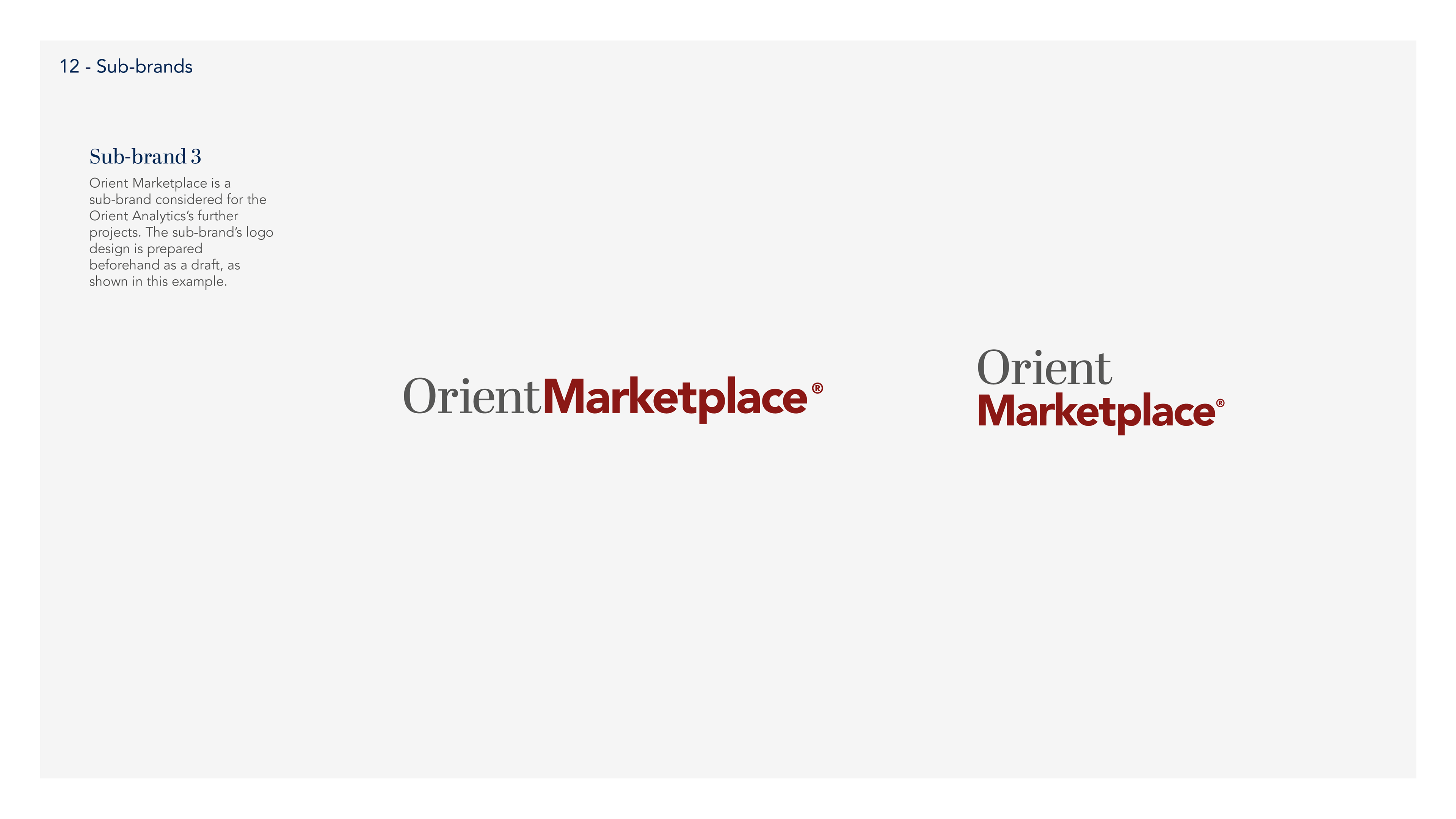 Orient Marketplace
