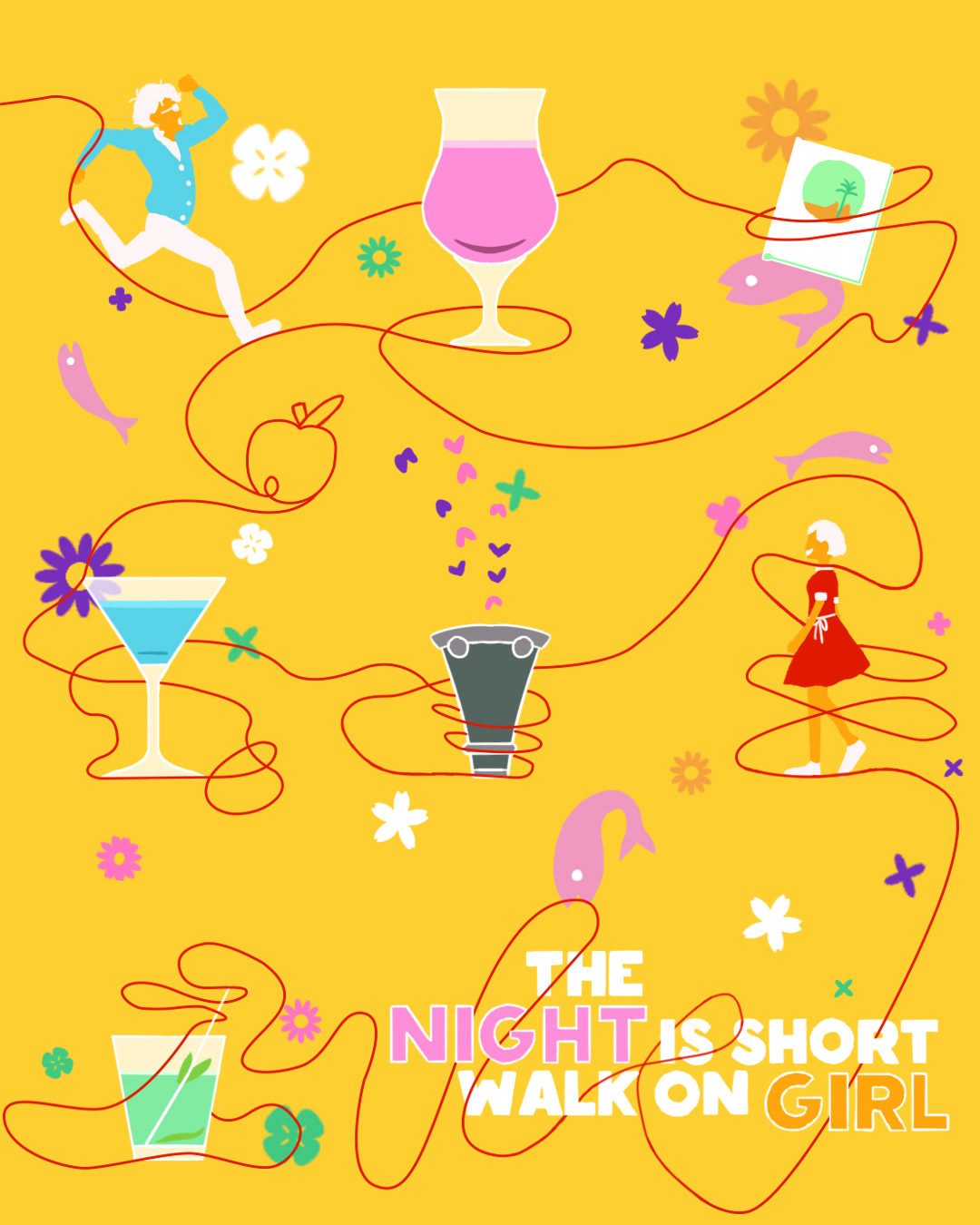 The Night is Short Walk on Girl poster v.1