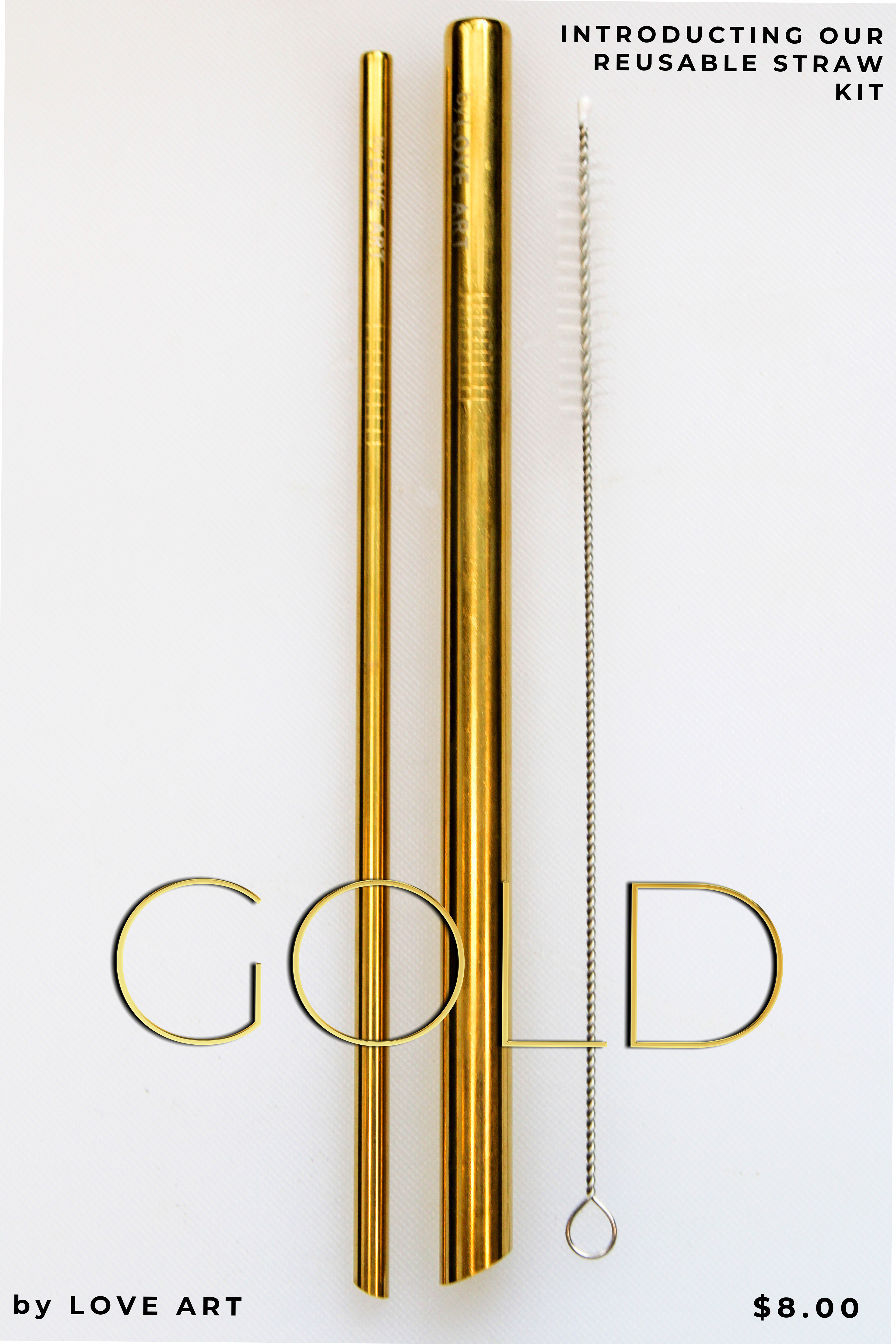Golden straw poster