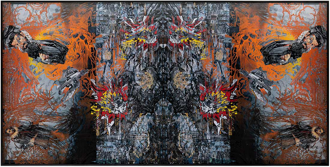 “After Life” 87” x 42” 2020 By Matthew Picton