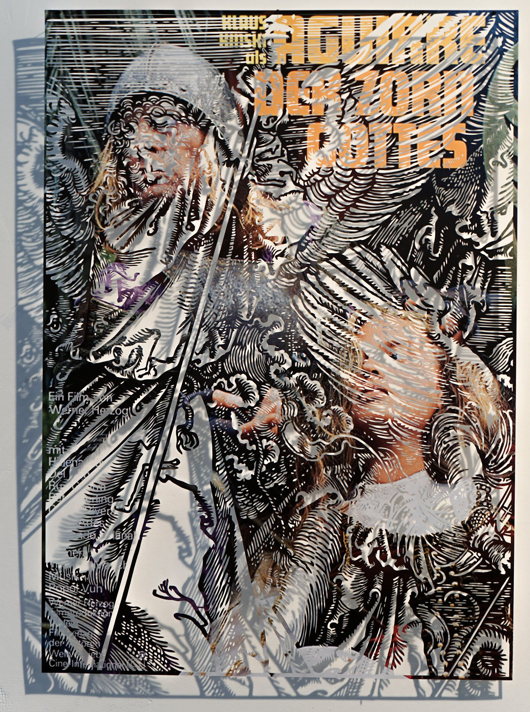 The Aguirre Wrath of God and Durer’s St Michael Kills the Dragon 30” x 22” By Matthew Picton