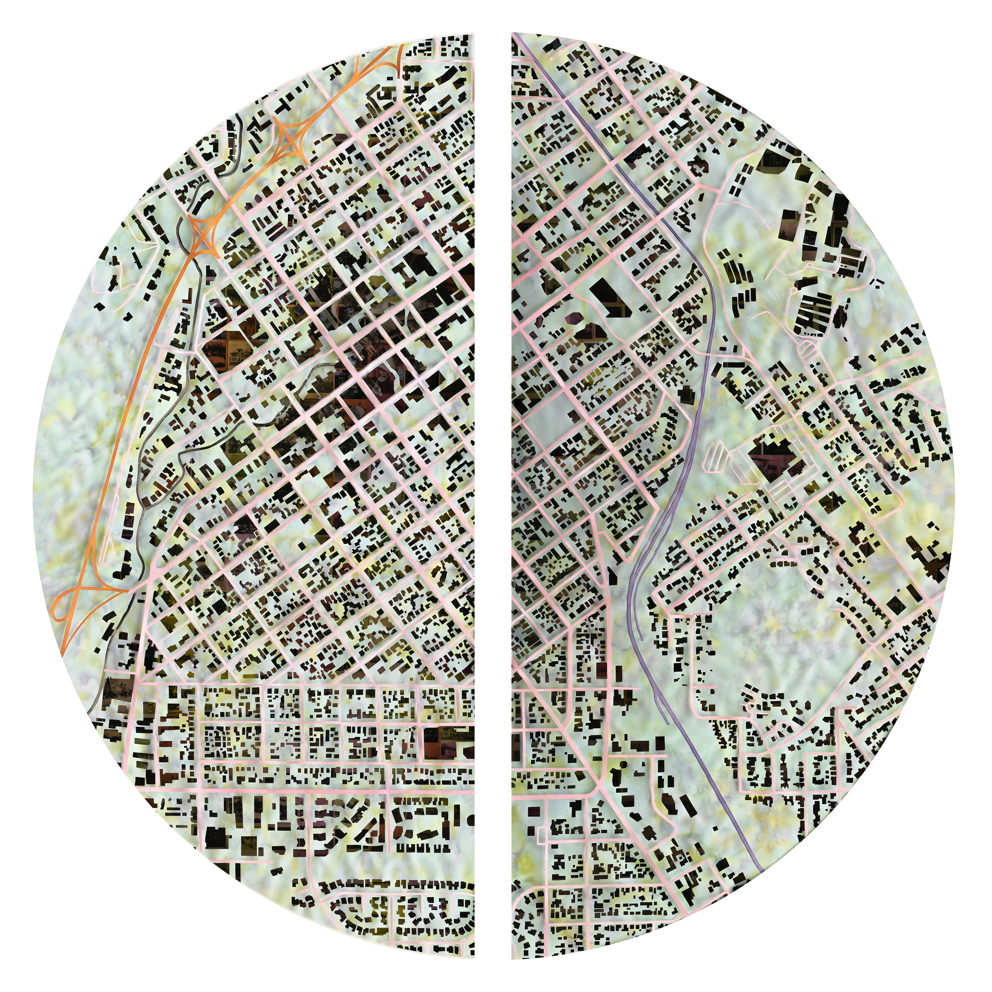 San Luis Obispo  96” x 96” By Matthew Picton