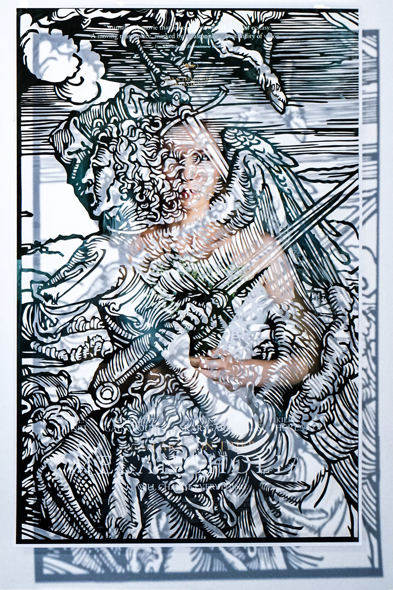 Melancholia and Durer’s “Battle of the Angels”  17” x 11” 2019 By Matthew Picton