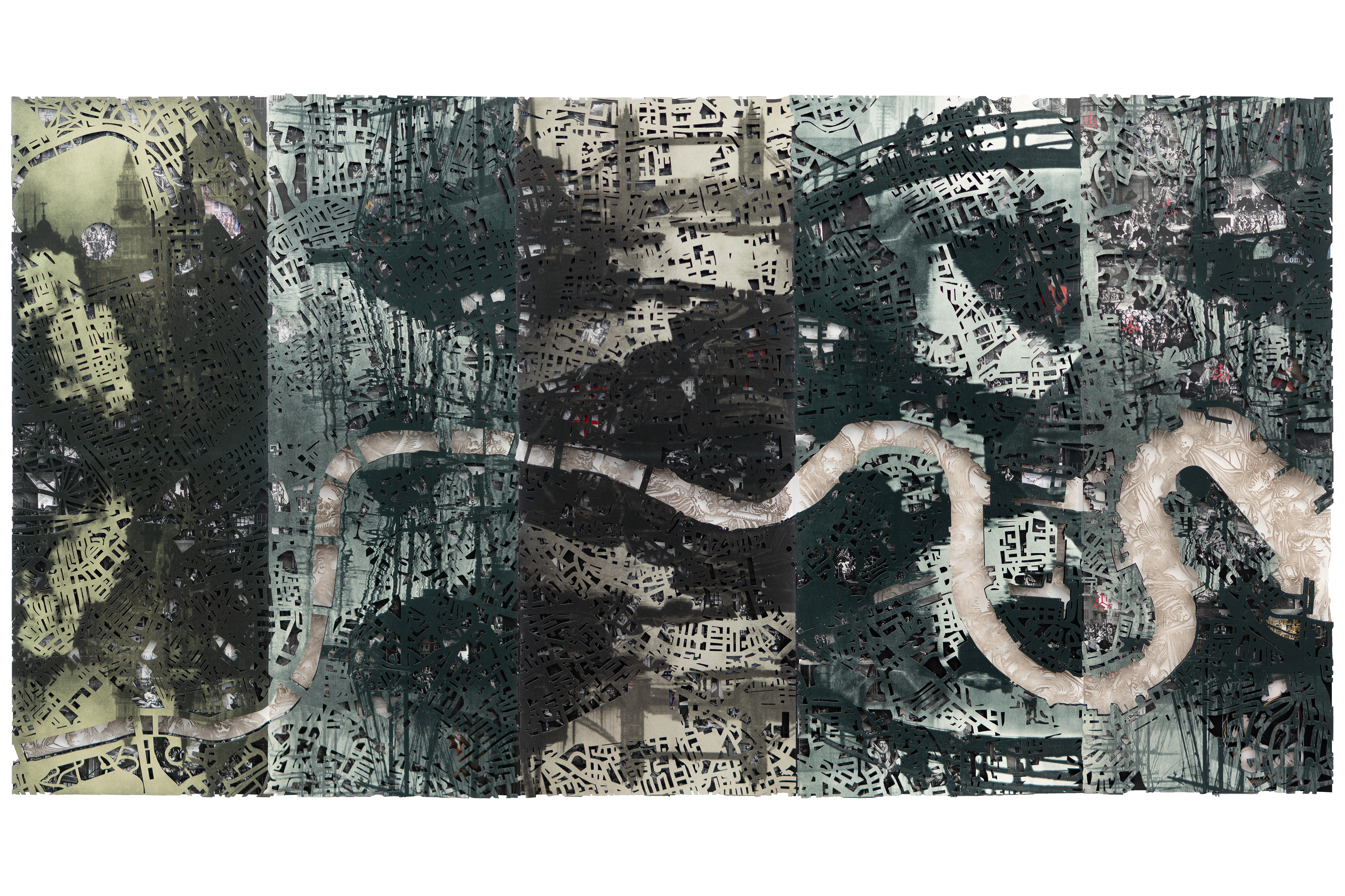 The Aguirre Wrath of God and Durer’s St Michael Kills the Dragon 30” x 22” By Matthew Picton