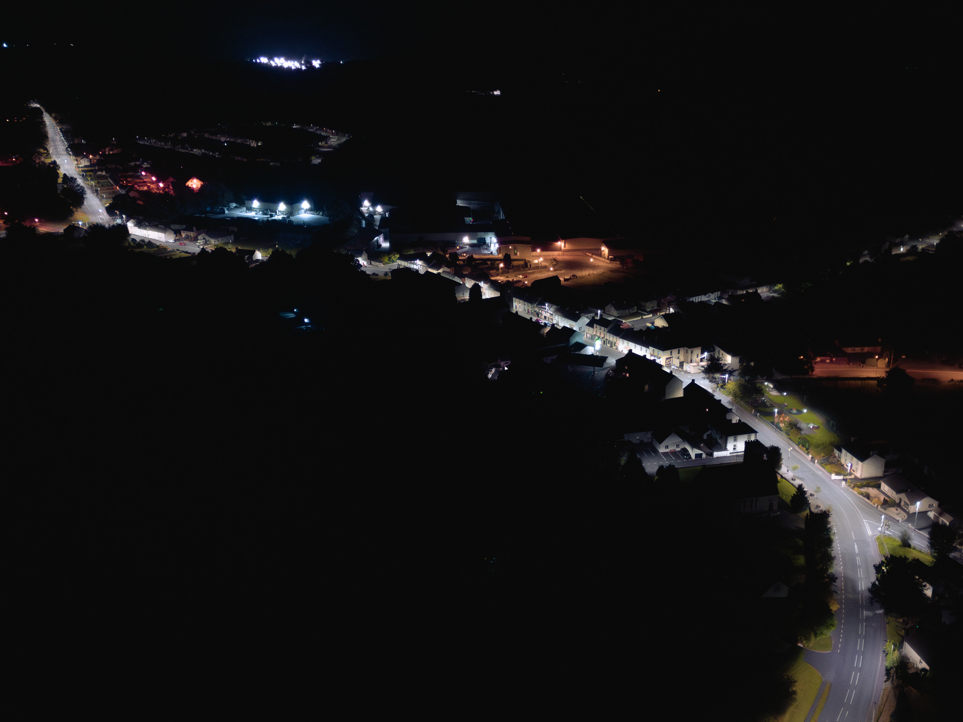 Ballinamallard at Night