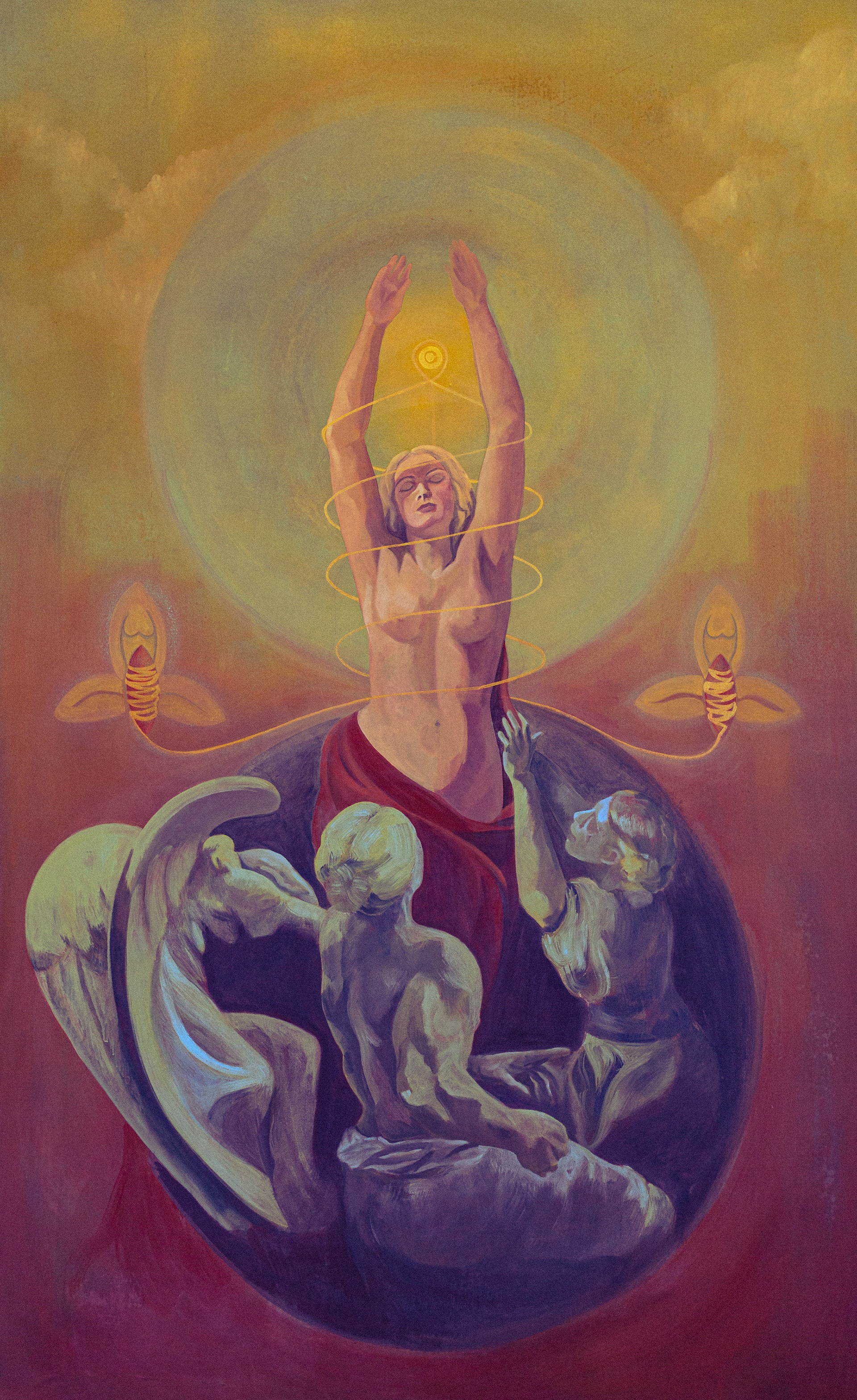 Ascent. Acrylic on canvas. 115cm x 190cm