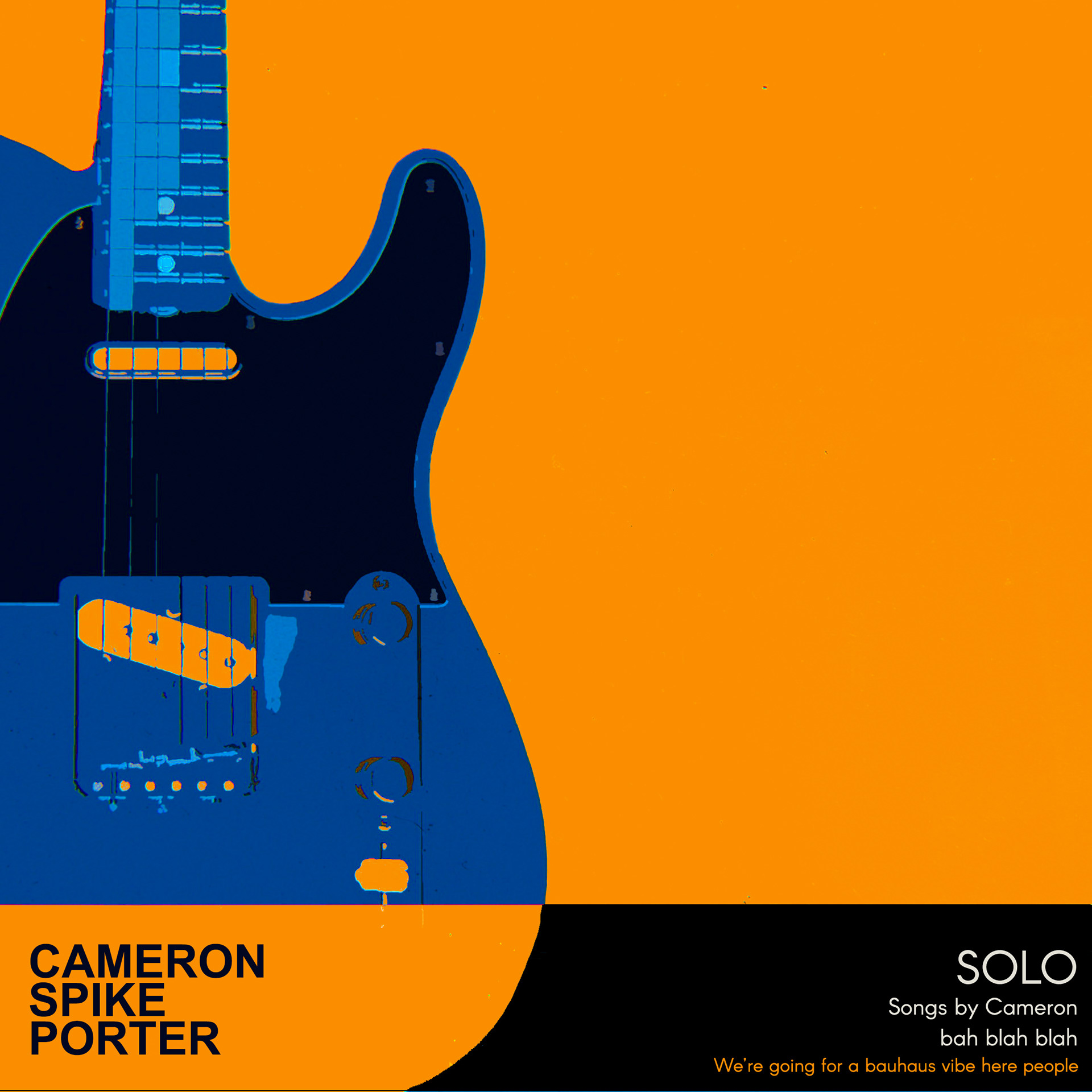 ALBUM ART FOR CAMERON SPIKE PORTER