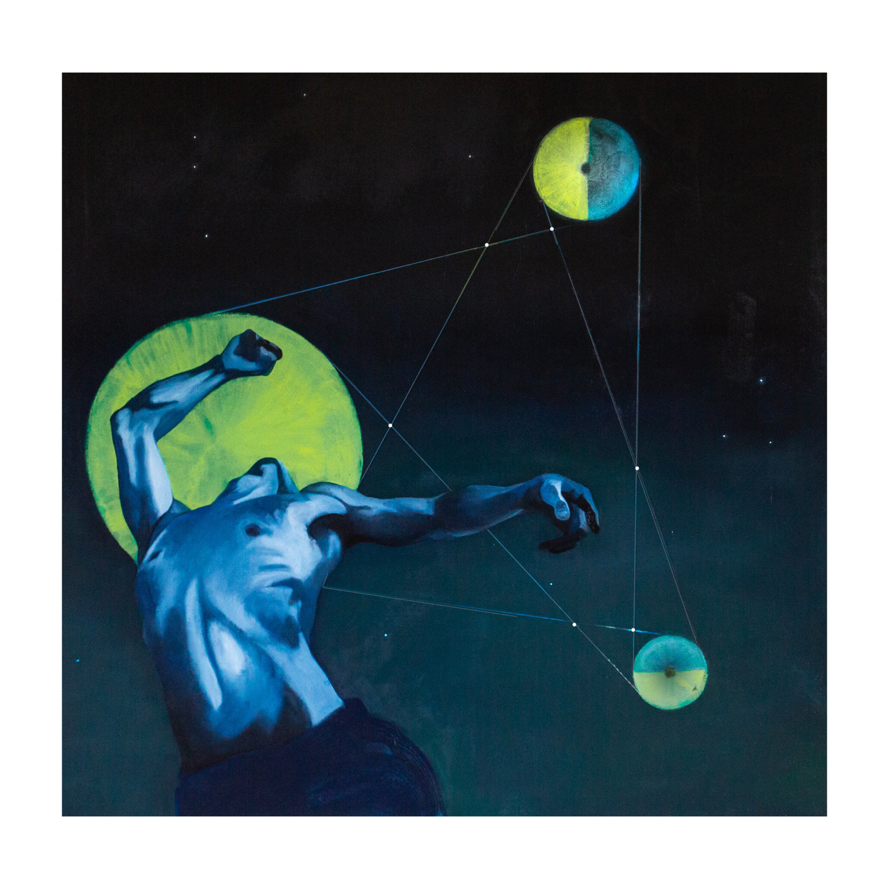 The Perpetual Motion of Human Love. Oil on Canvas