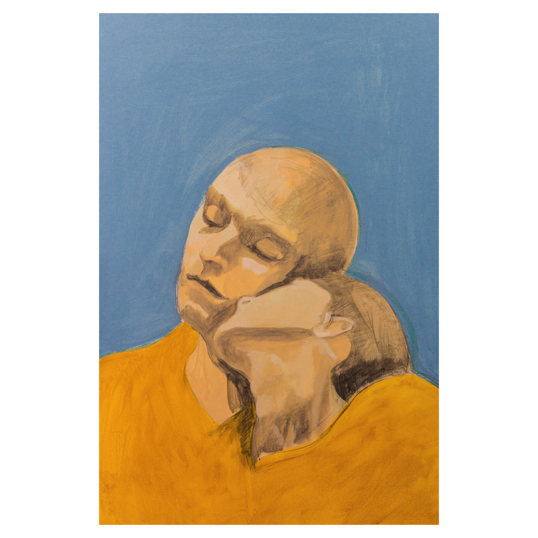 In The Hours Of The Day . Acrylic on canvas 90cm x 70cm