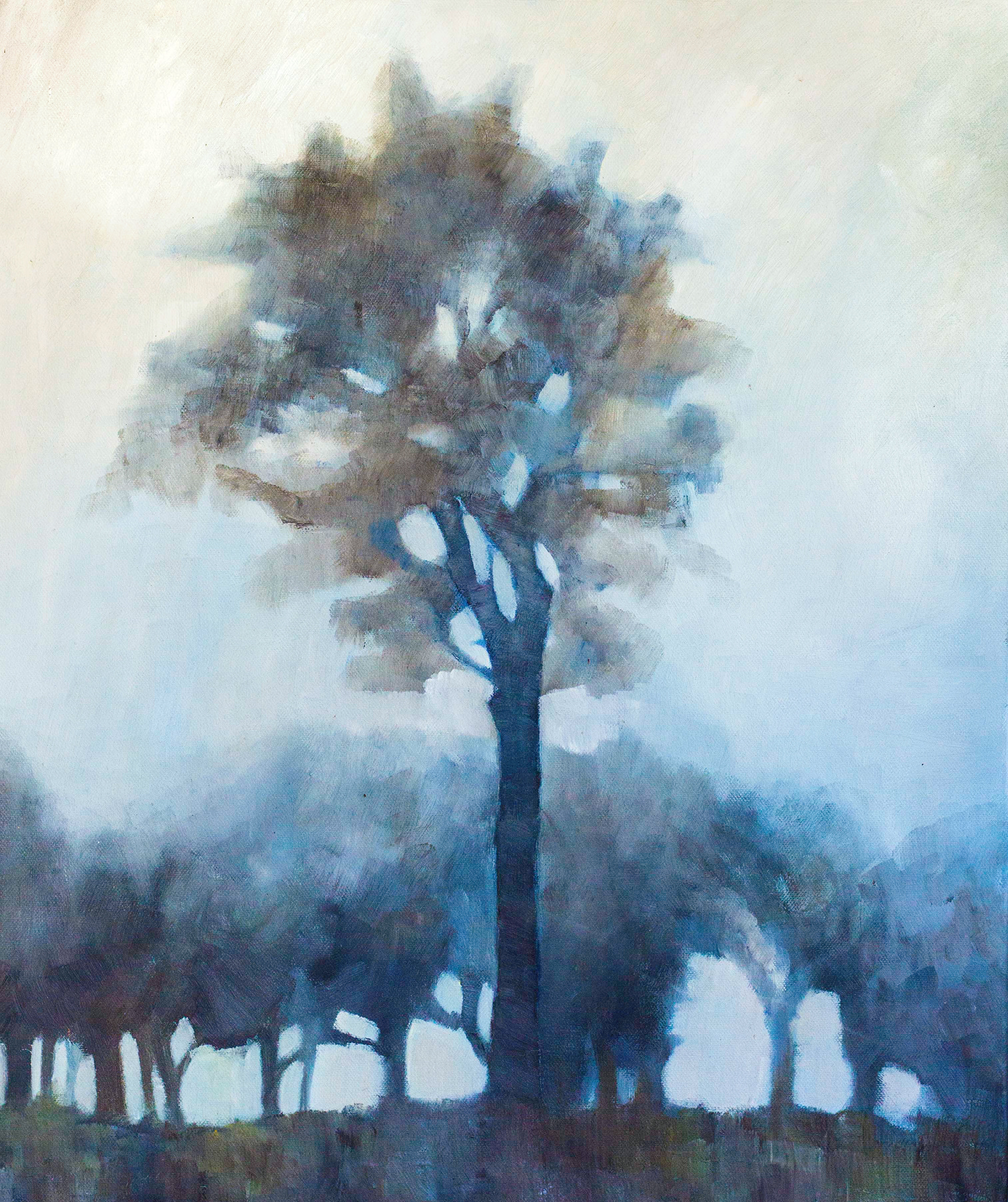 Misty Walk in Margaret River. Oil on Canvas