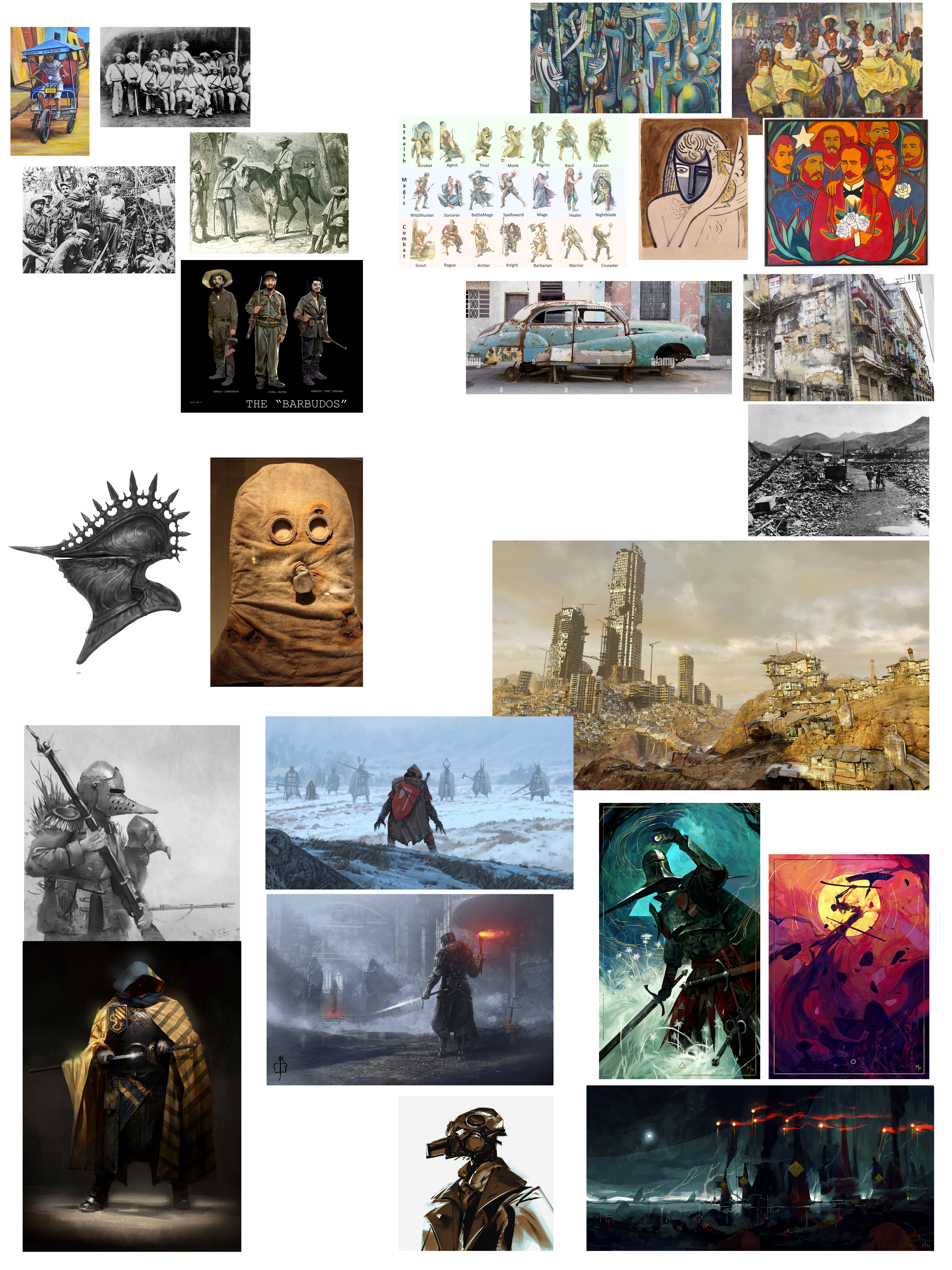 World mood board