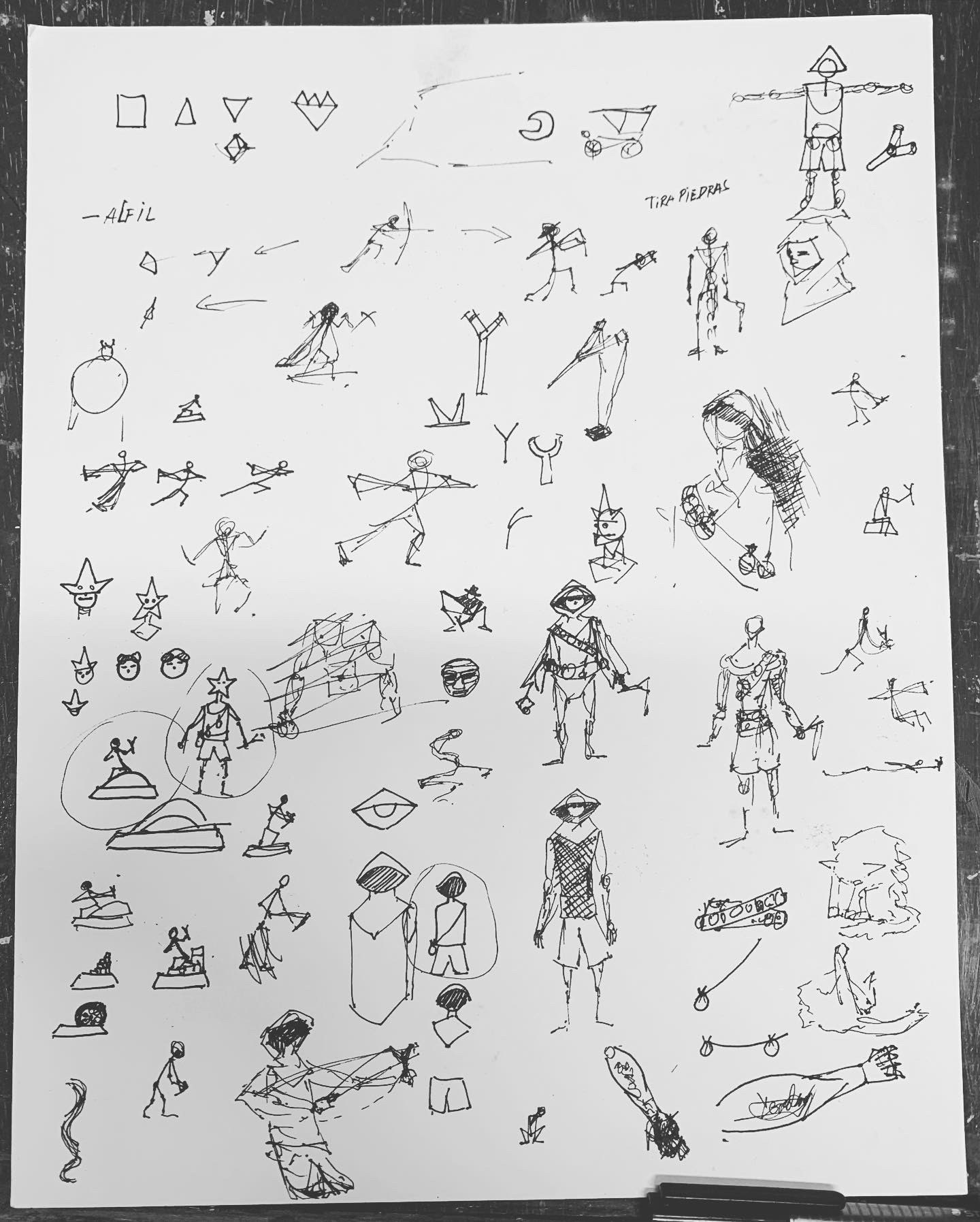 Sketches done while in Cuba