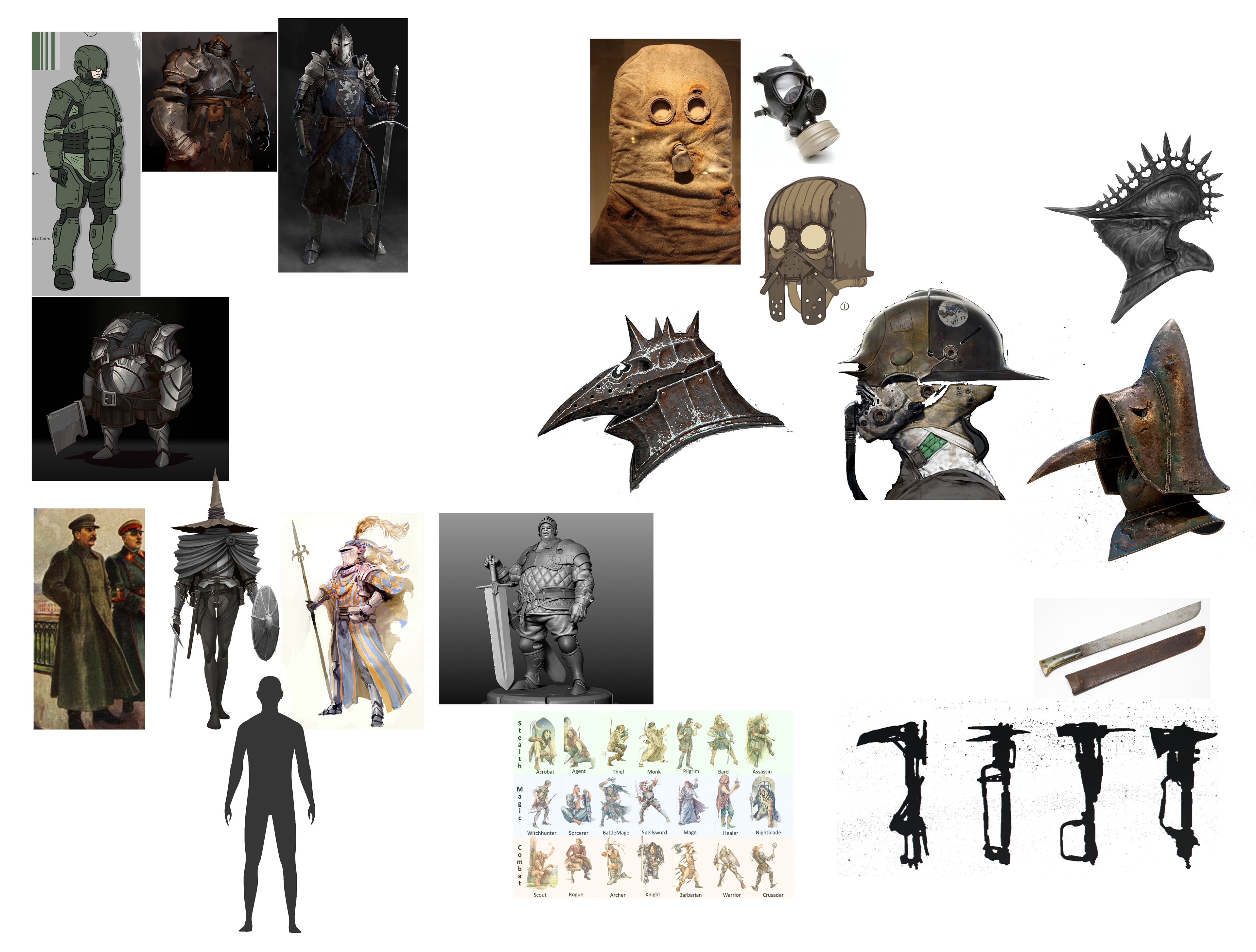 Character mood board