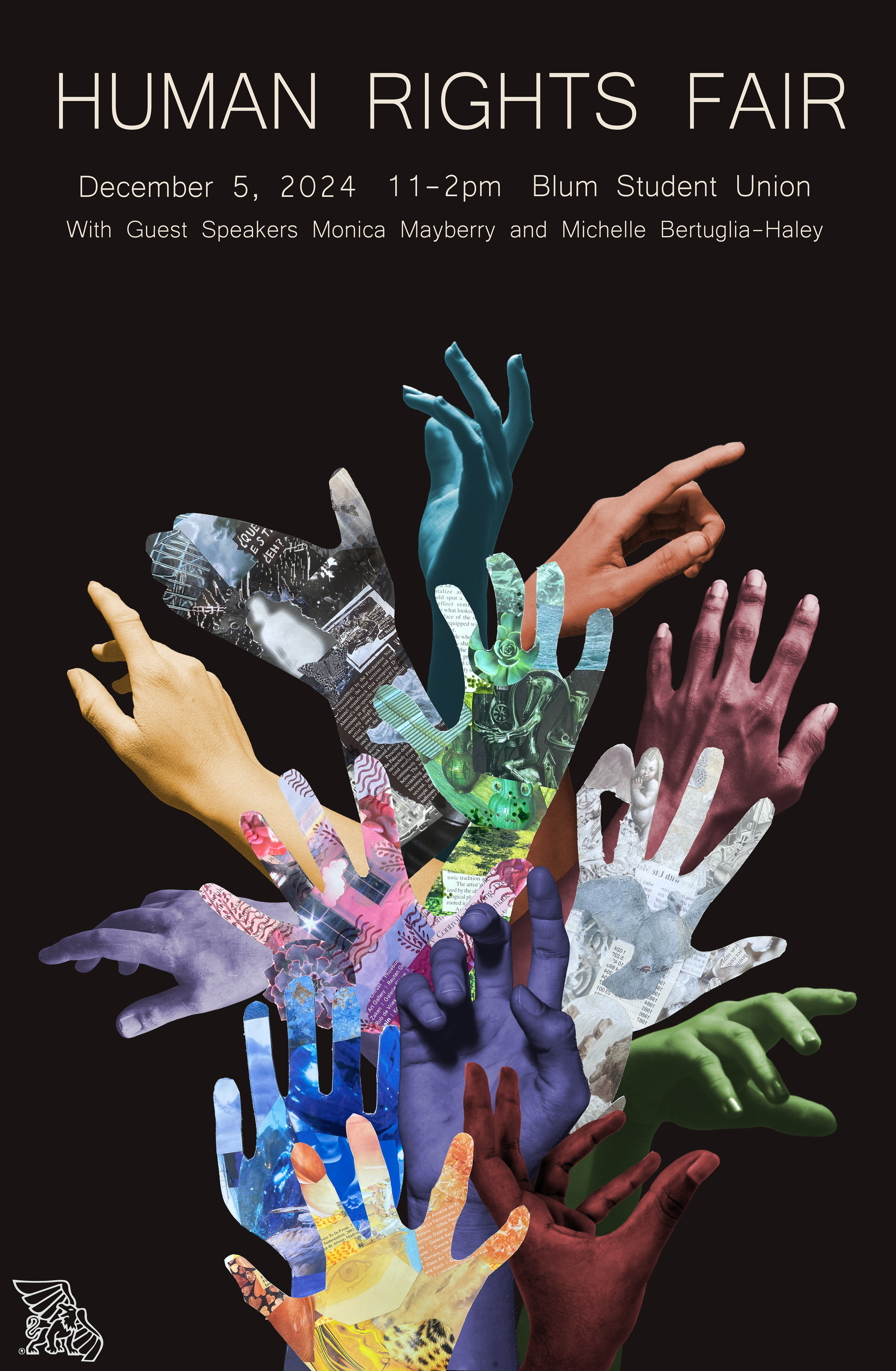 MWSU Human Rights Fair: Adobe Illustrator , Photo Collage | 2024