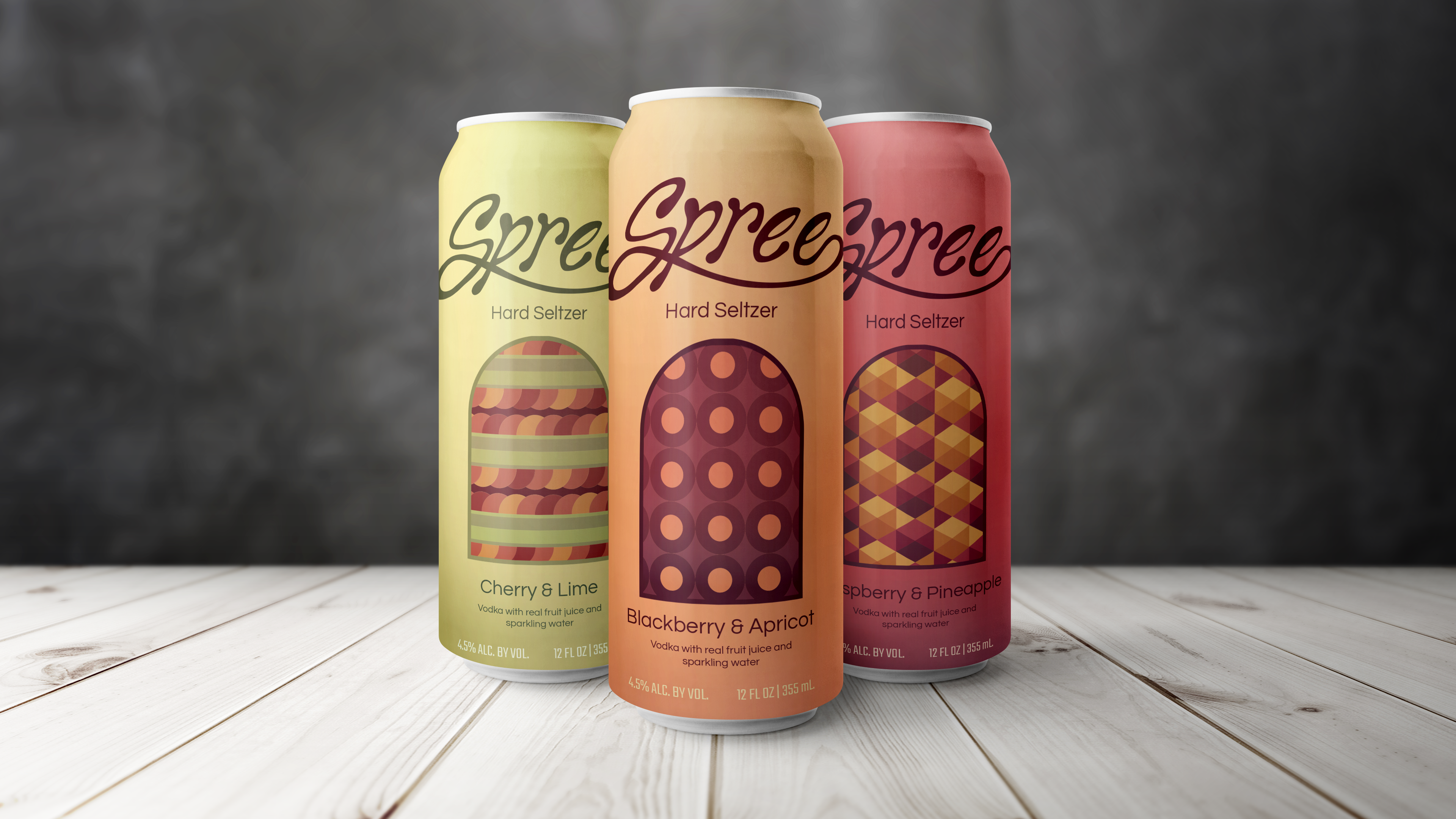 Branding, Hard Seltzer: Adobe Illustrator, Photoshop | 2024