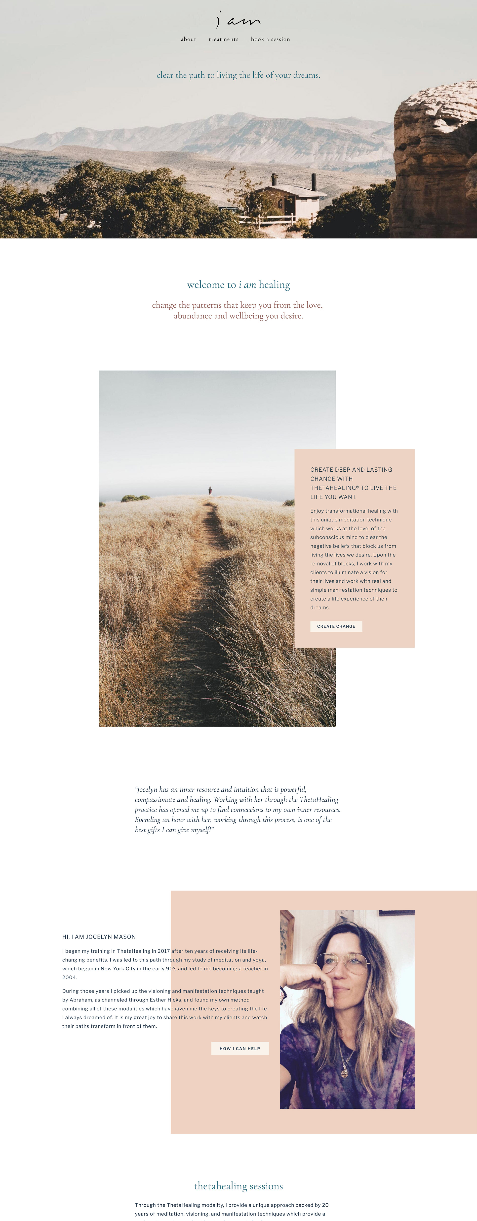 Home page - after