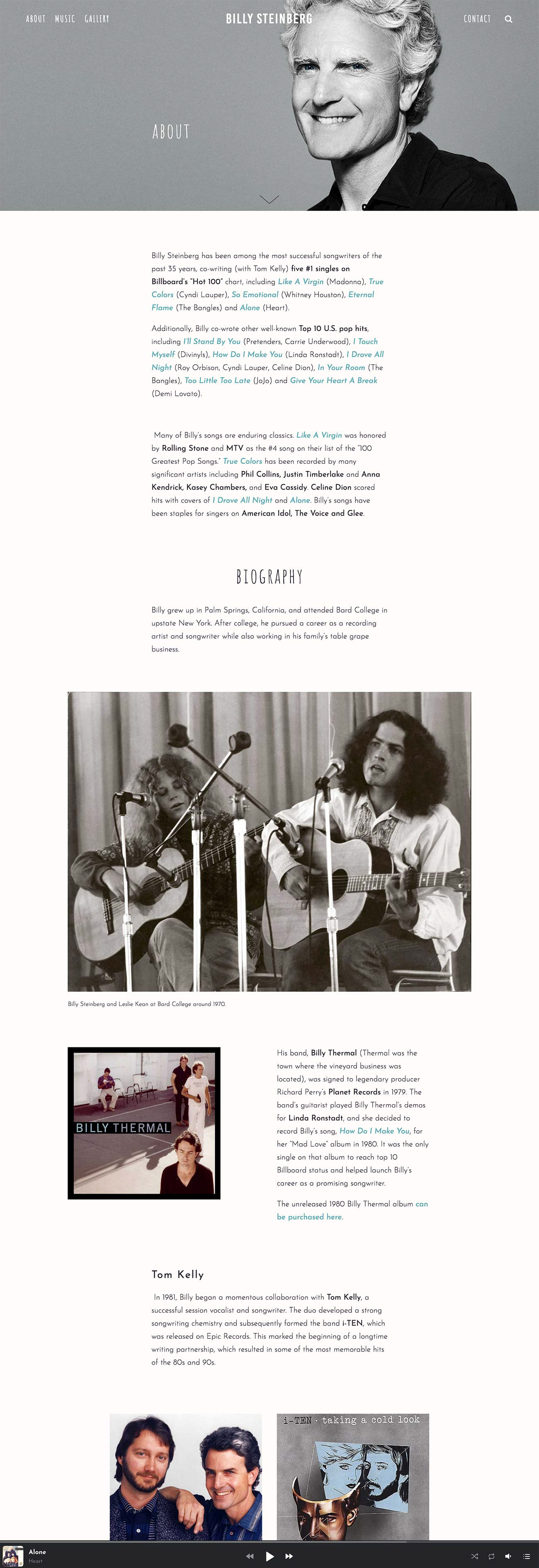 About page - after