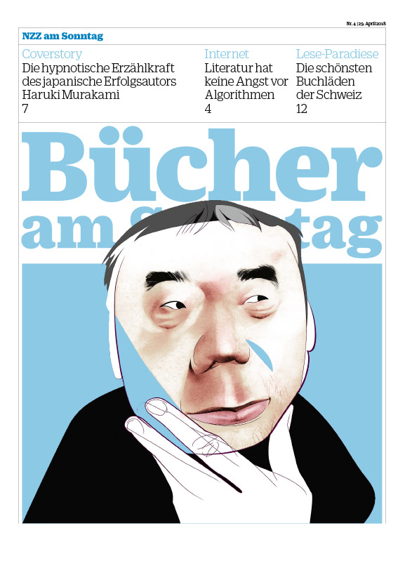 André Carrilho - Covers for NZZ's Bücher am Sonntag