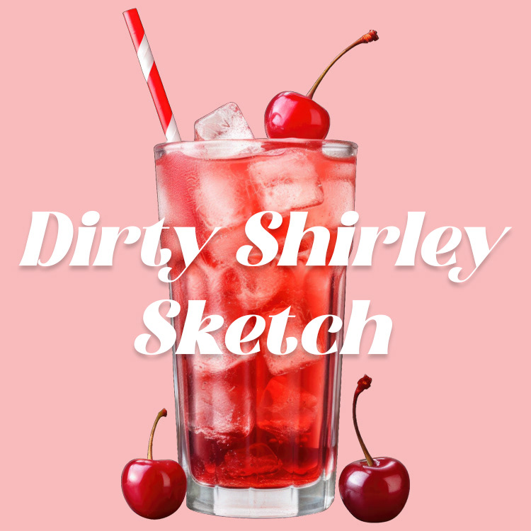 Dirty Shirley Sketch Team Logo