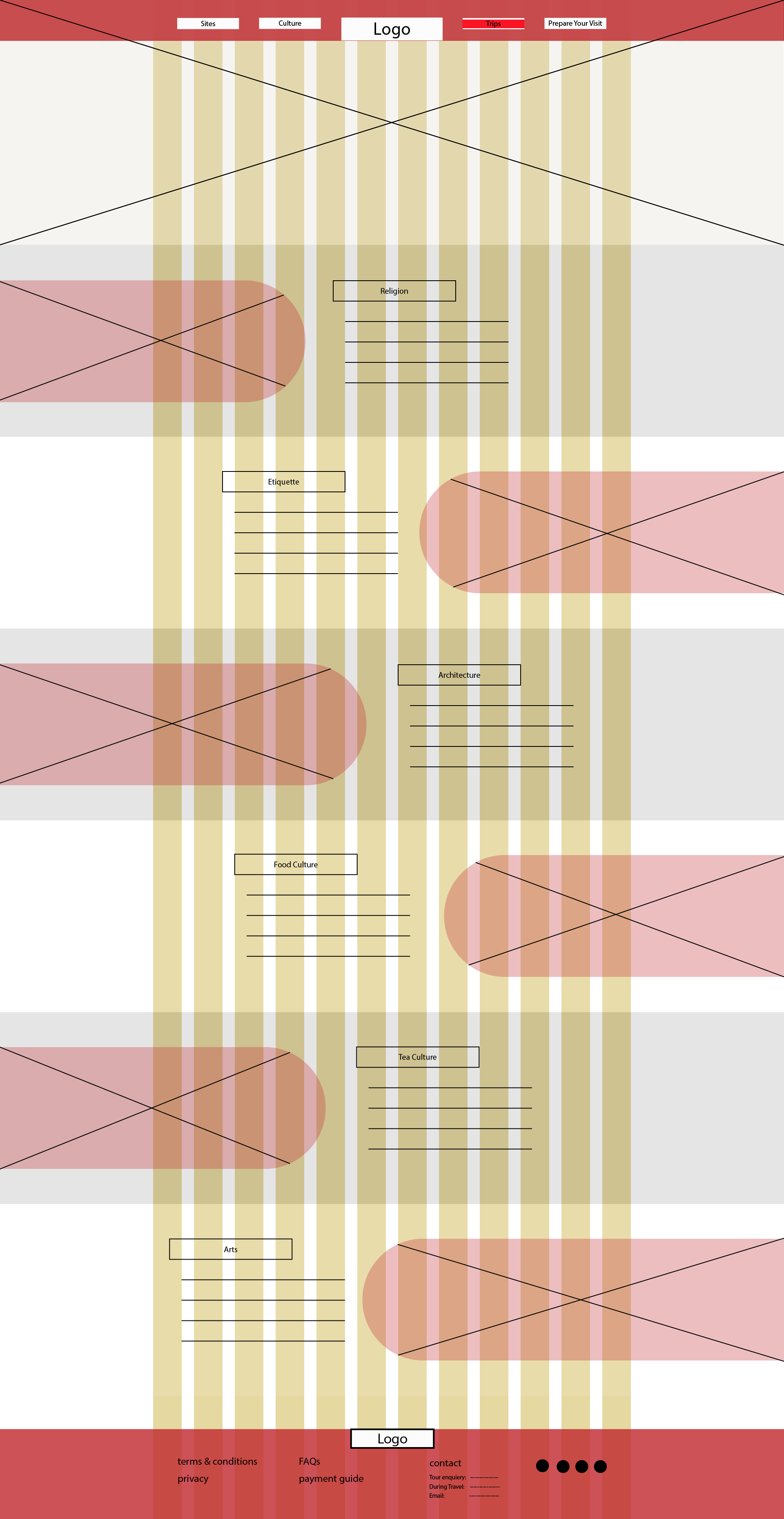 Trips Wireframe