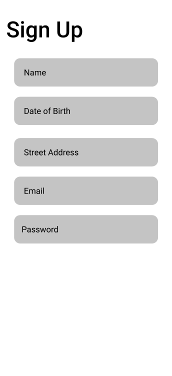 Sign Up Page