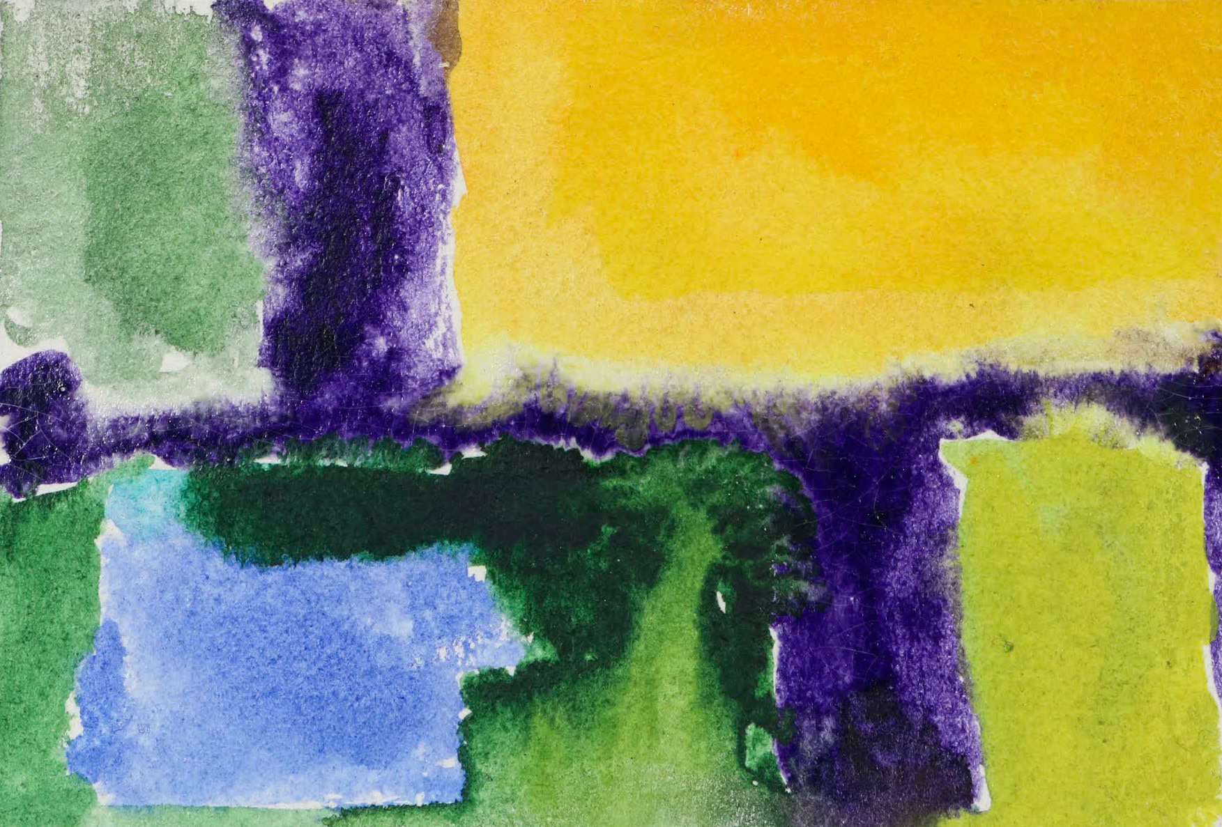 4" x 3" watercolor on paper