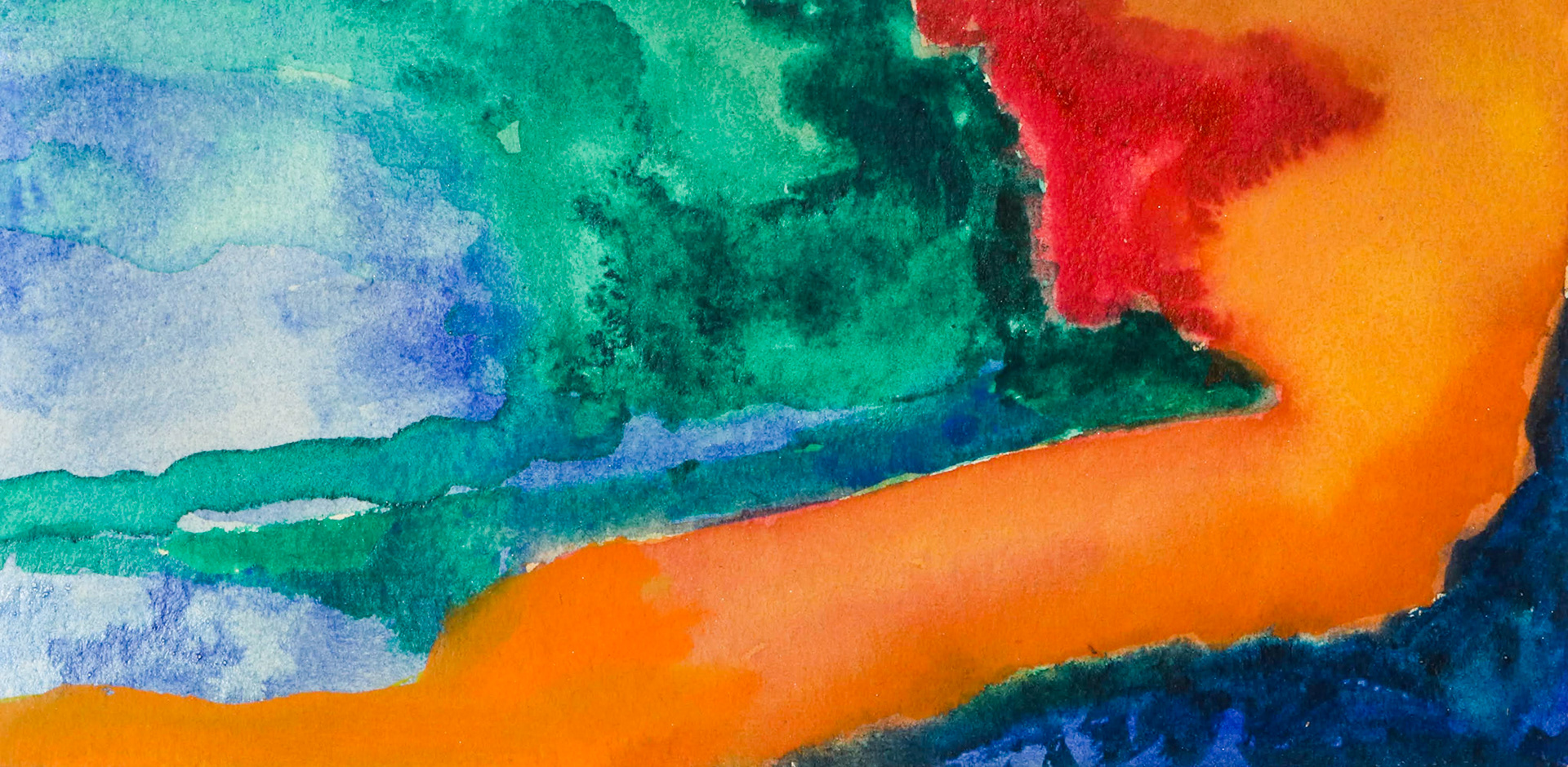 6" x 3" watercolor on paper