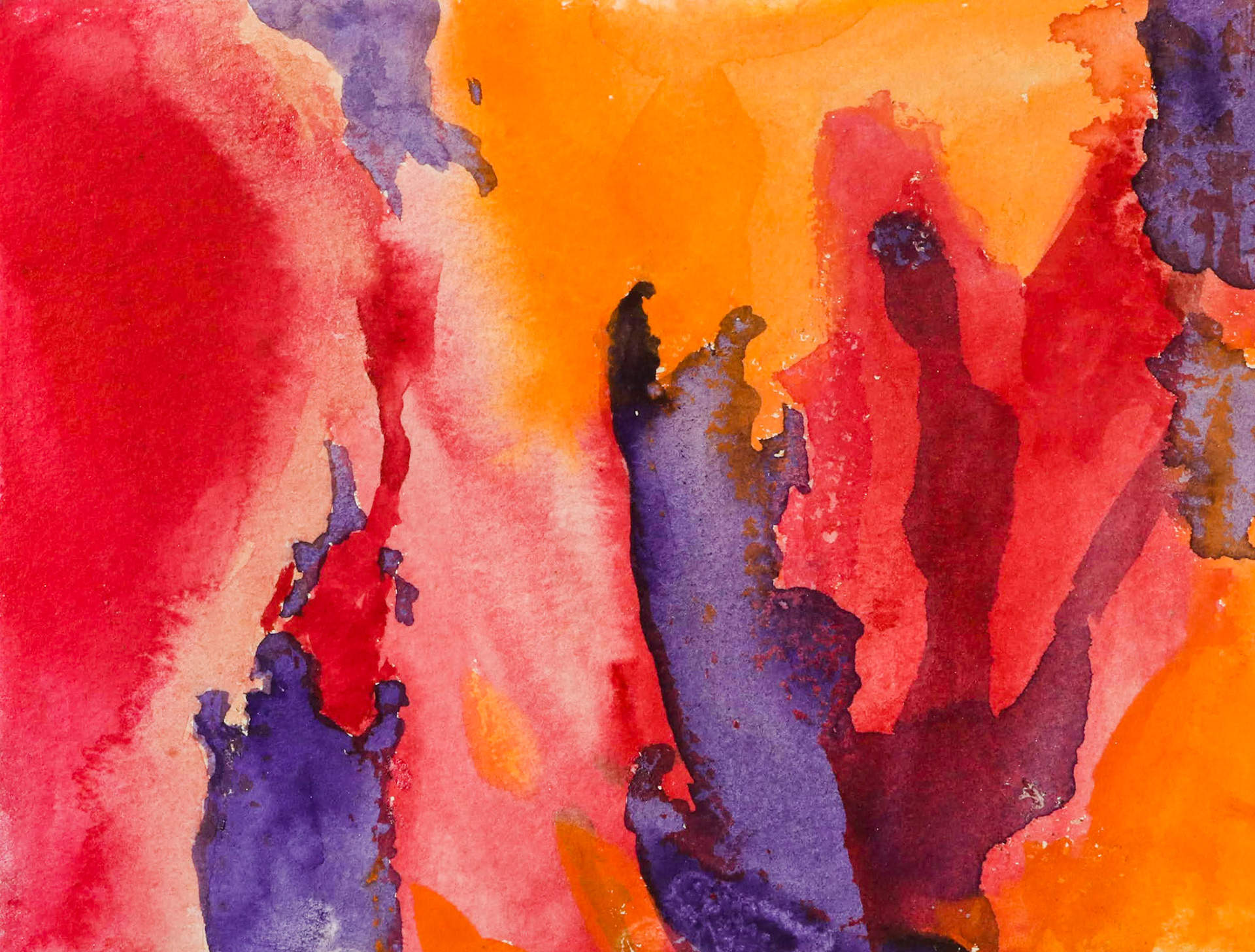 6" x 4" watercolor on paper