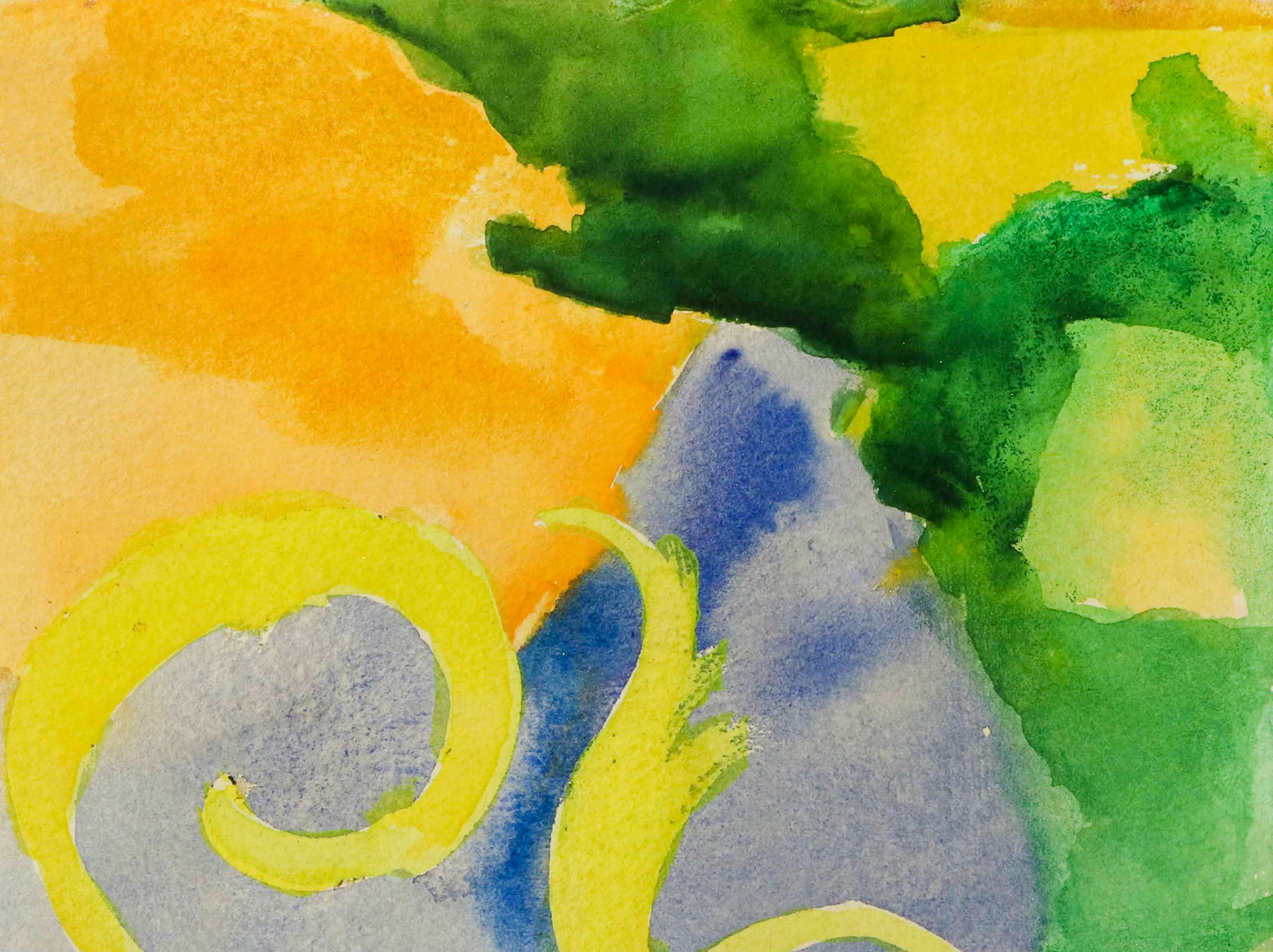 6" x 4" watercolor on paper