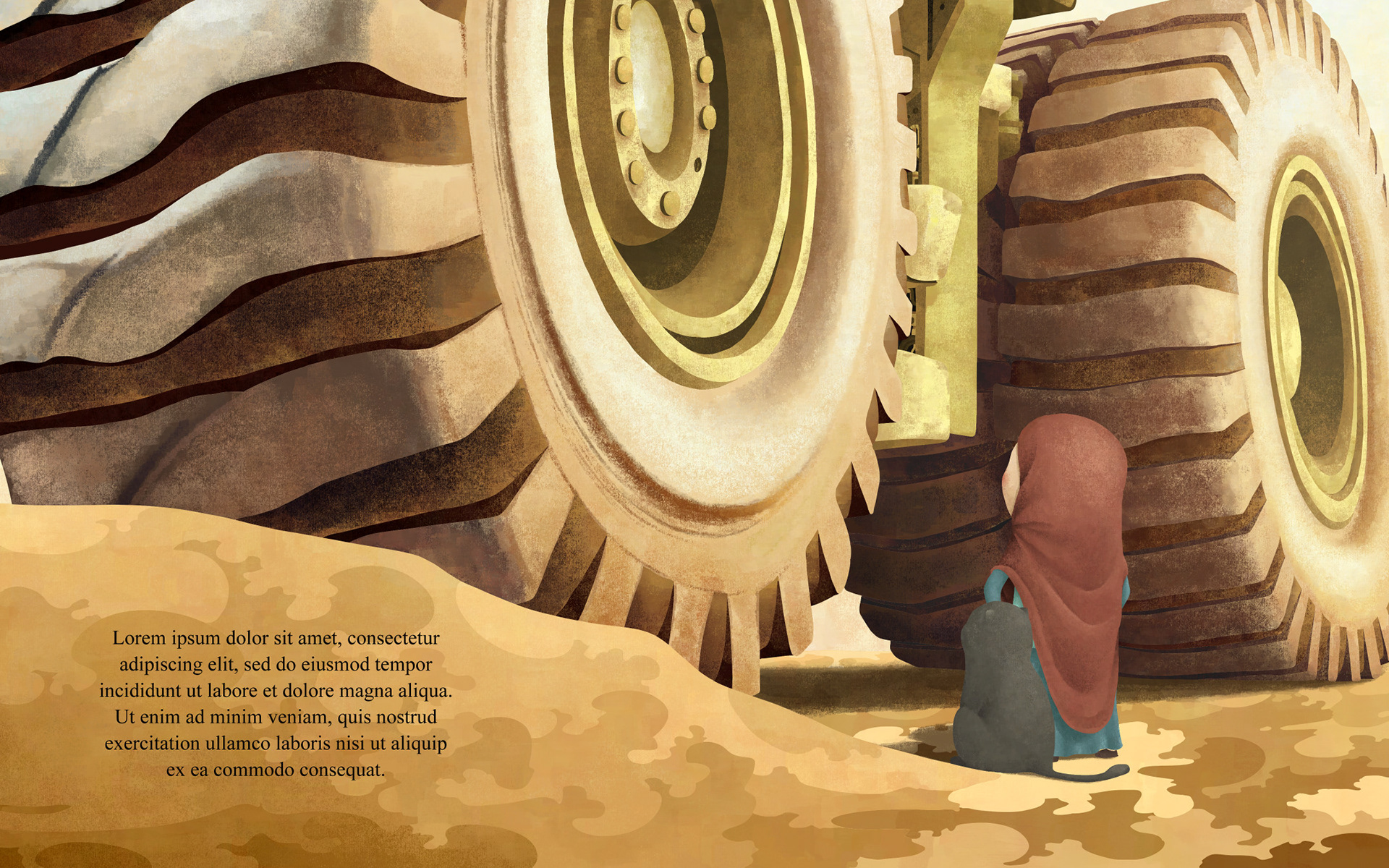 Miryam is Not Afraid of Large Objects (Megalophobia)