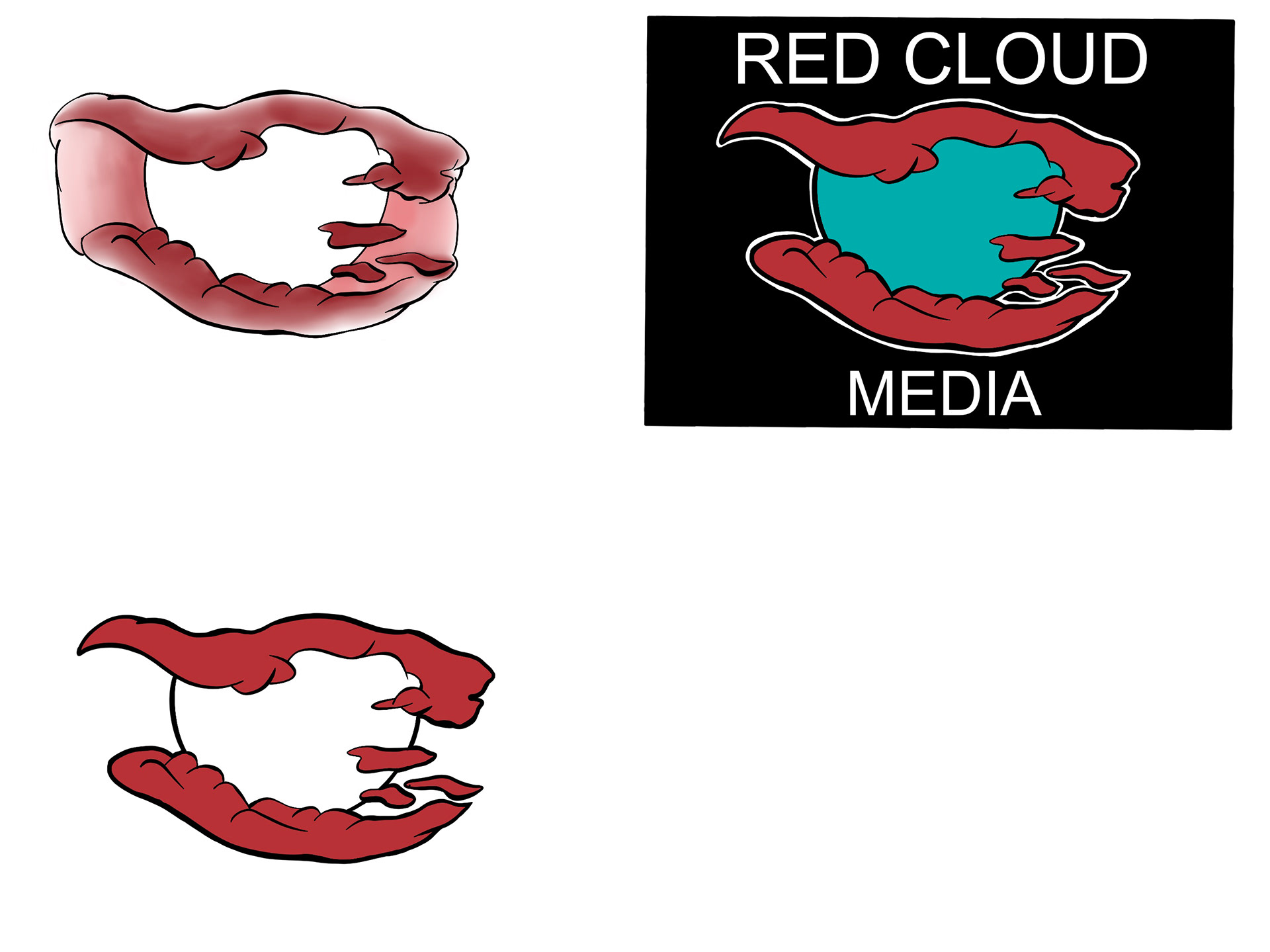 Red Cloud Media.llc Concept Logo