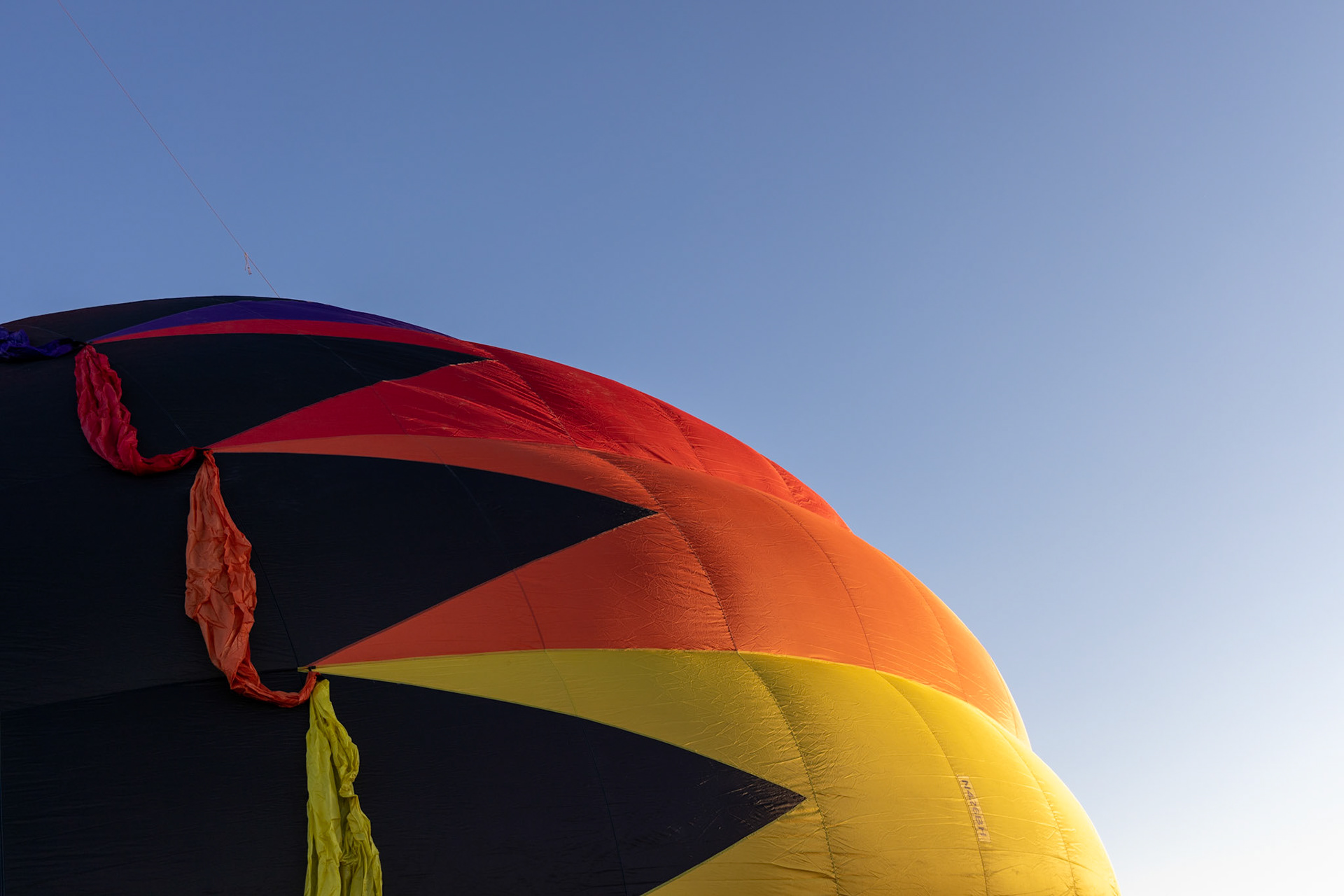 Chili Frijole Festival Hot Air Balloon launch in Pueblo, Colorado