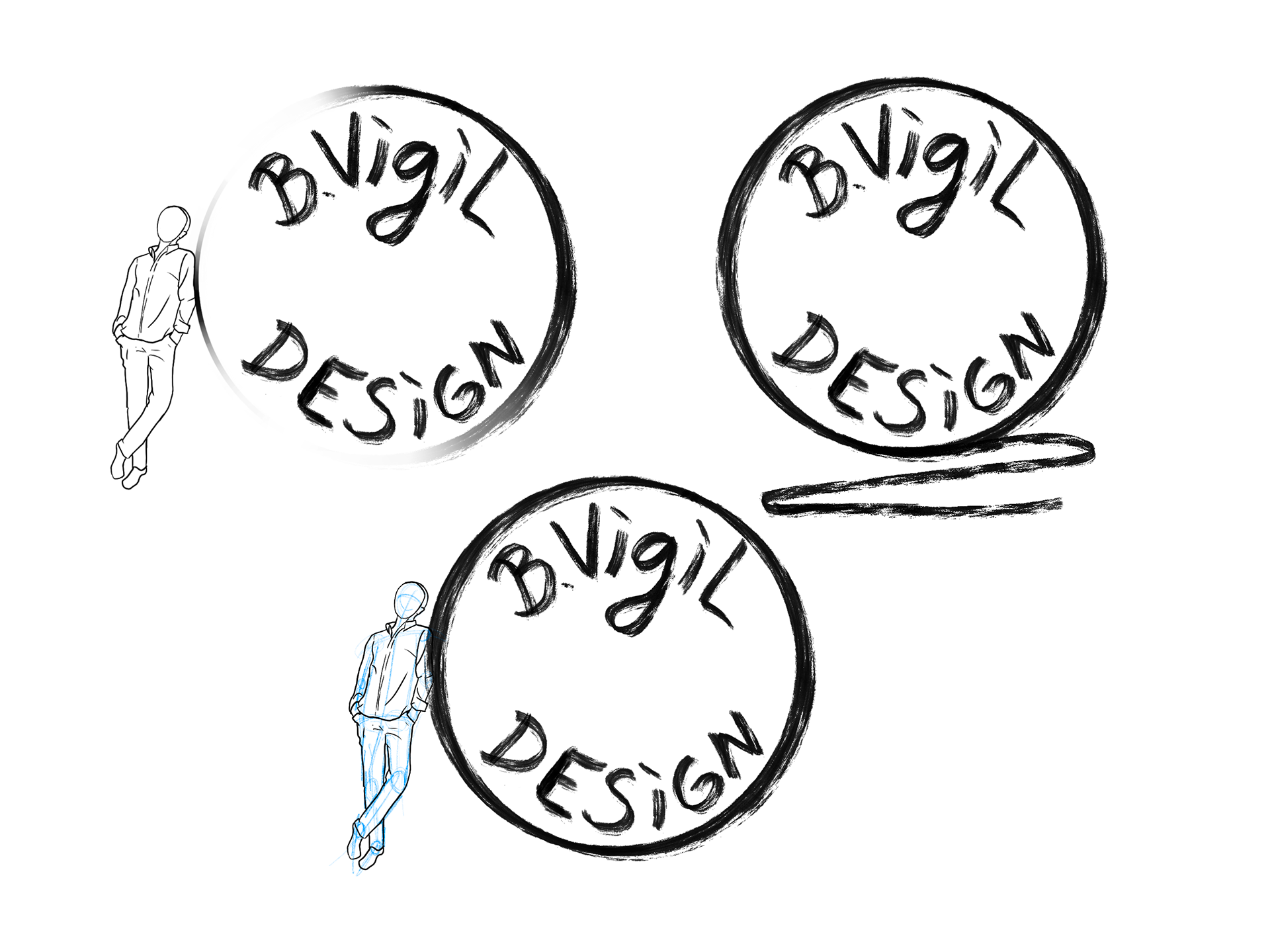 Br.vigildesign Logo design mockups