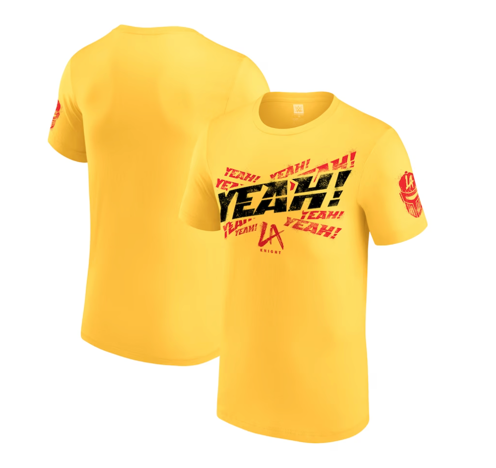 WWE LA ナイトYEAH パーカー　Lサイズ WWE LA Knight Yeah! Snapback Cap - Black/Yellow