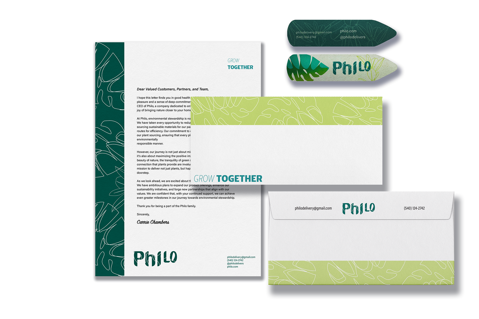 Letterhead, Envelope Design, Business Card
